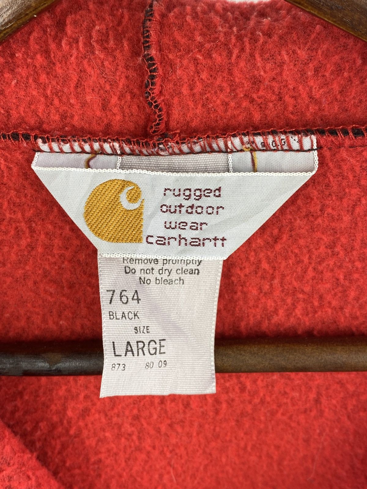 Carhartt Vintage Carhartt Made in USA Fleece Lined Zip Hoodie L Size US L / EU 52-54 / 3 - 3 Thumbnail