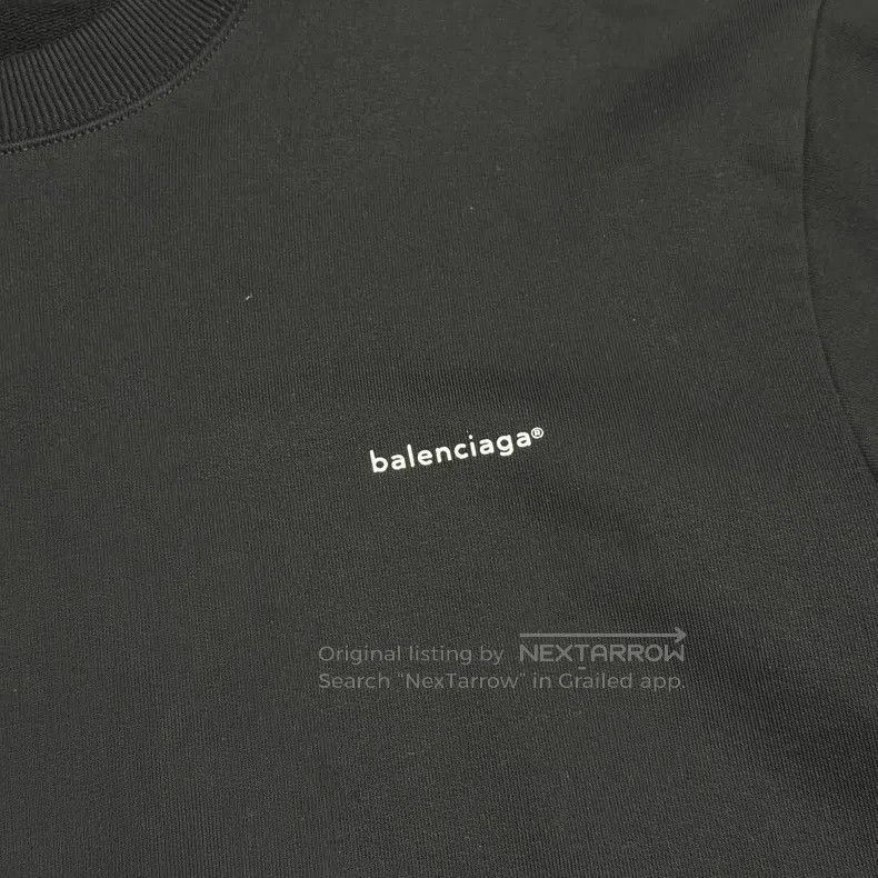 Balenciaga Balenciaga Black Small Logo Letter Sweater, Unlined, Size Size US S / EU 44-46 / 1 - 2 Thumbnail