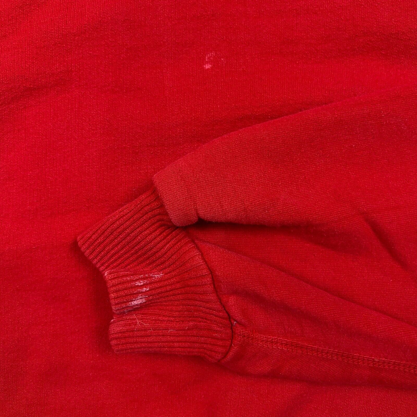 Vintage Vintage Blank Sweatshirt Medium Red Pullover Crewneck 90s Size US M / EU 48-50 / 2 - 2 Thumbnail