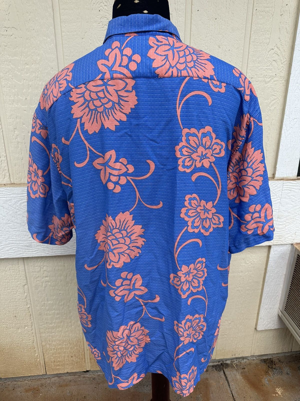 Other Kahala Hawaiian Print Blue/Orange Full Button Men's 2XL Size US XXL / EU 58 / 5 - 2 Thumbnail