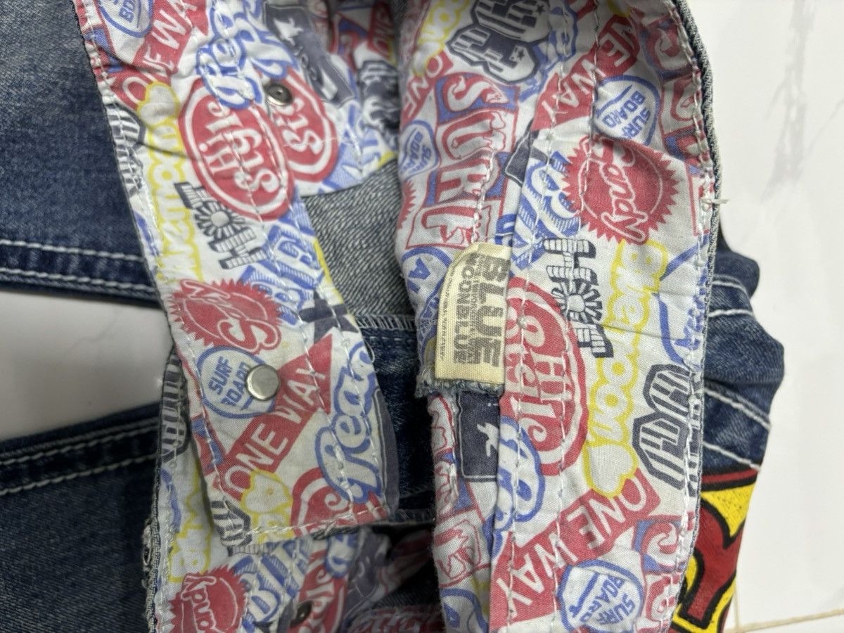 Hysteric Glamour × Japanese Brand 🔥BLUE MOON BLUE DAICOCK EVISU STYLE DENIM JEANS Size US 30 / EU 46 - 11 Thumbnail