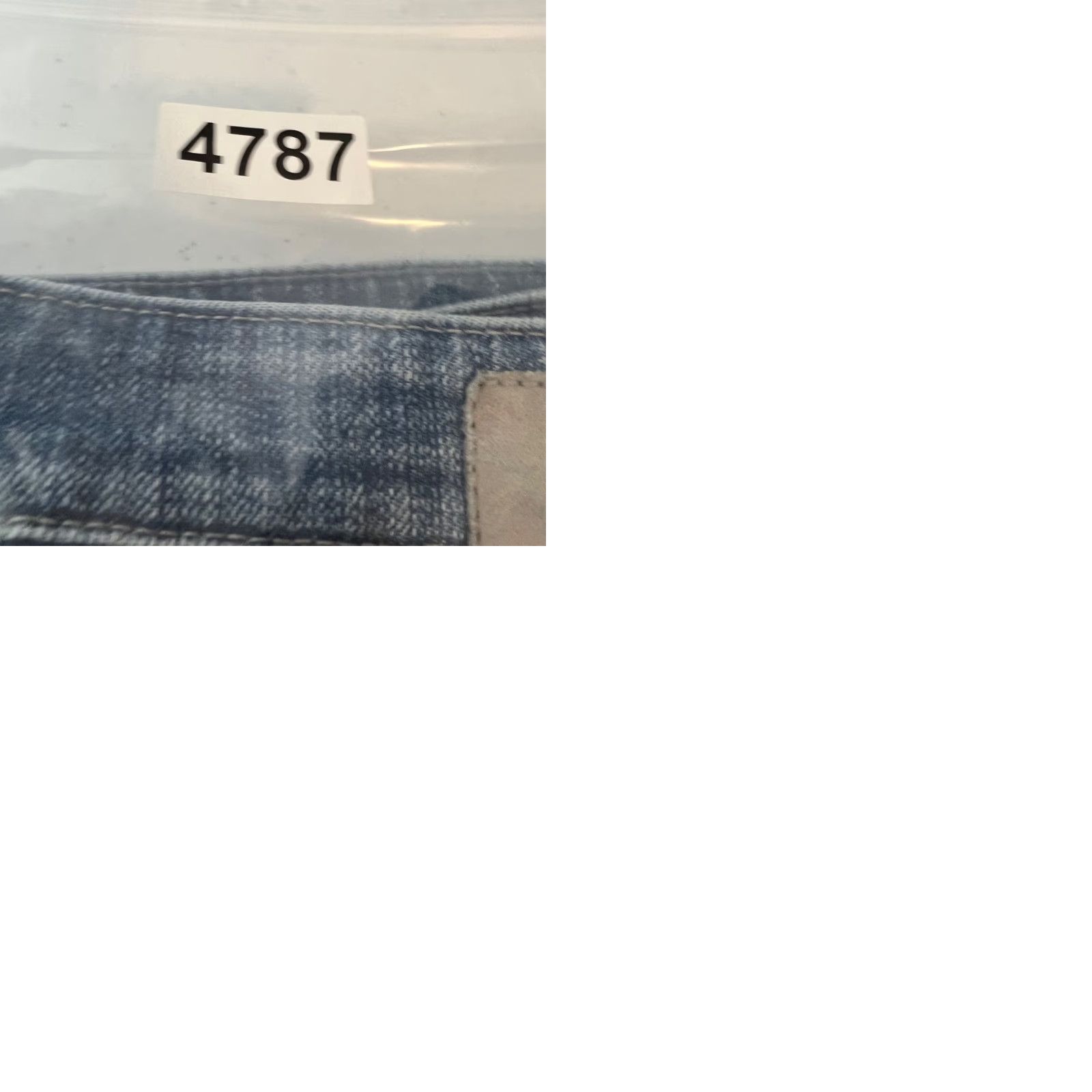 Vintage AG Adriano Goldschmied Jeans 28 Women's Distressed Light Wash 5-Pocket Denim Tapered High Rise - Blue Vintage No Size 28" / US 6 / IT 42 - 9 Thumbnail