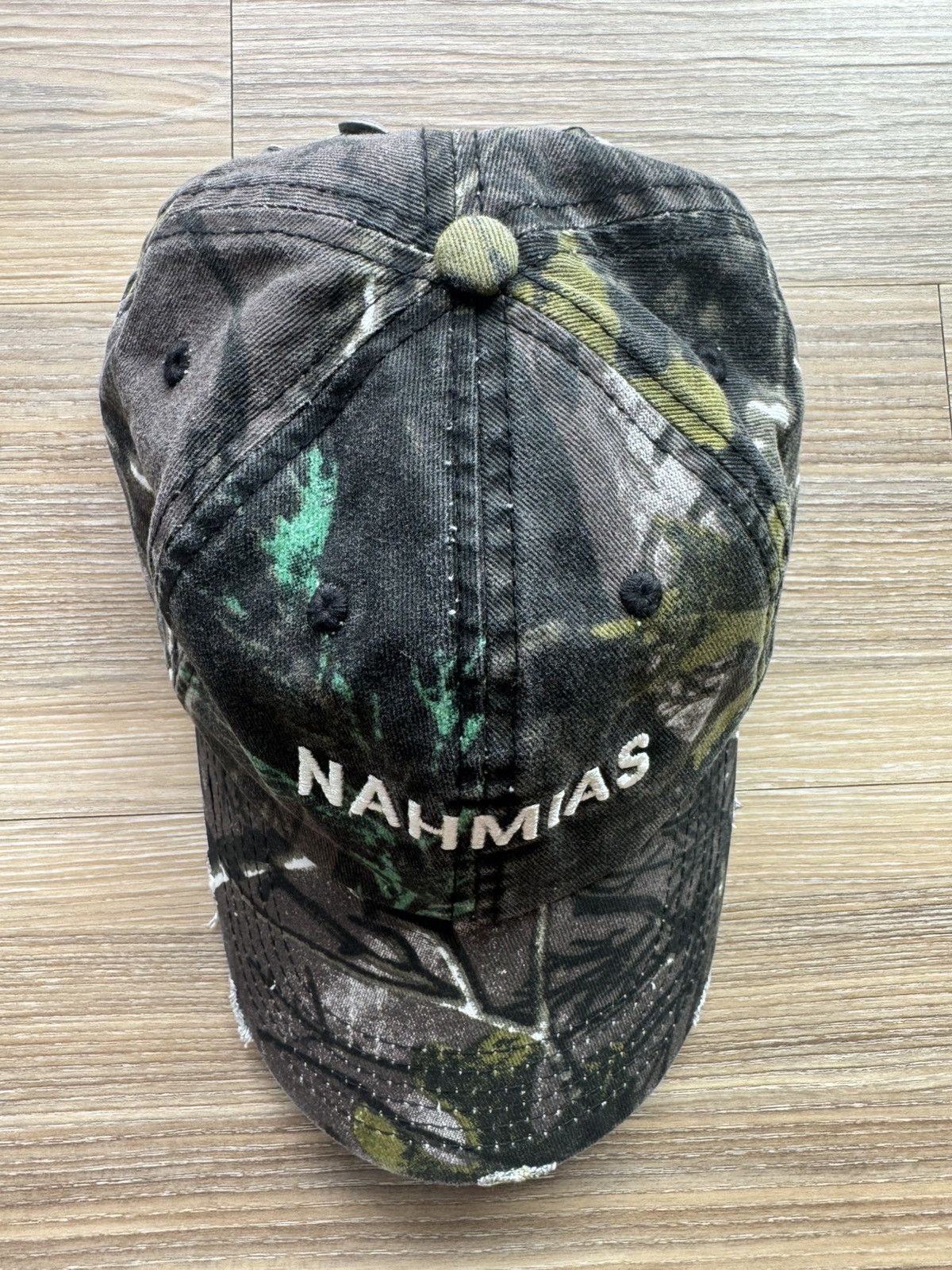 Nahmias Nahmias Camo Dad Hat Cap Olive/Brown Size ONE SIZE - 3 Thumbnail