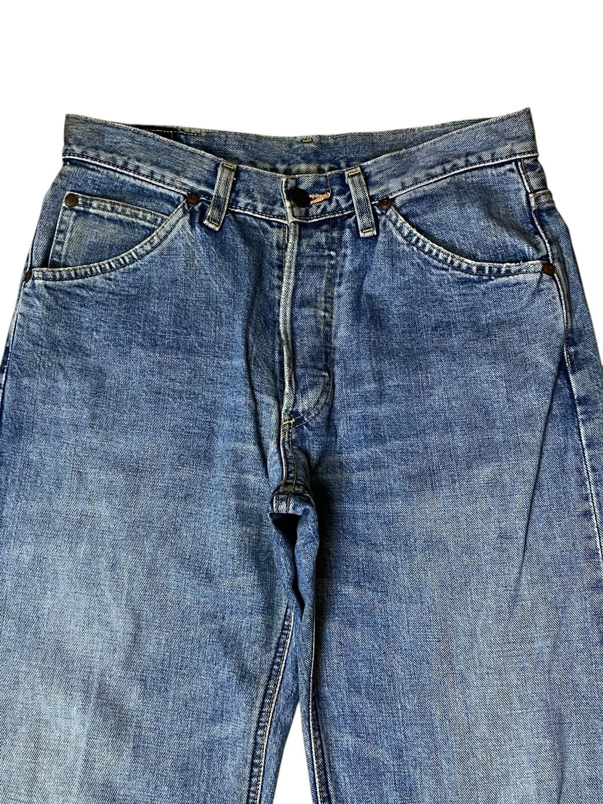 Japanese Brand Vintage LEE RIDERS repro 50s dirty half selvedge jeans Size US 29 - 4 Thumbnail