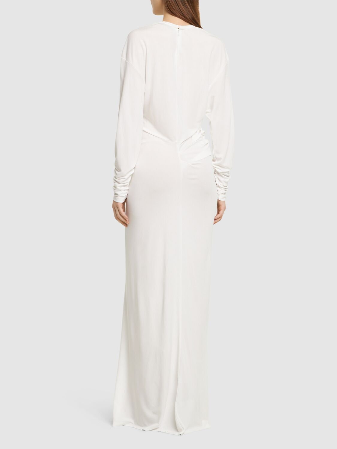 Christopher Esber Side Cowl Long Sleeve Dress Size XS / US 0-2 / IT 36-38 - 4 Thumbnail