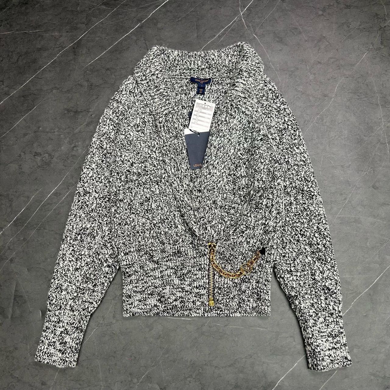 Louis Vuitton Louis Vuitton 23FW Gold Chain Knit Cardigan Size S / US 4 / IT 40 - 1 Thumbnail