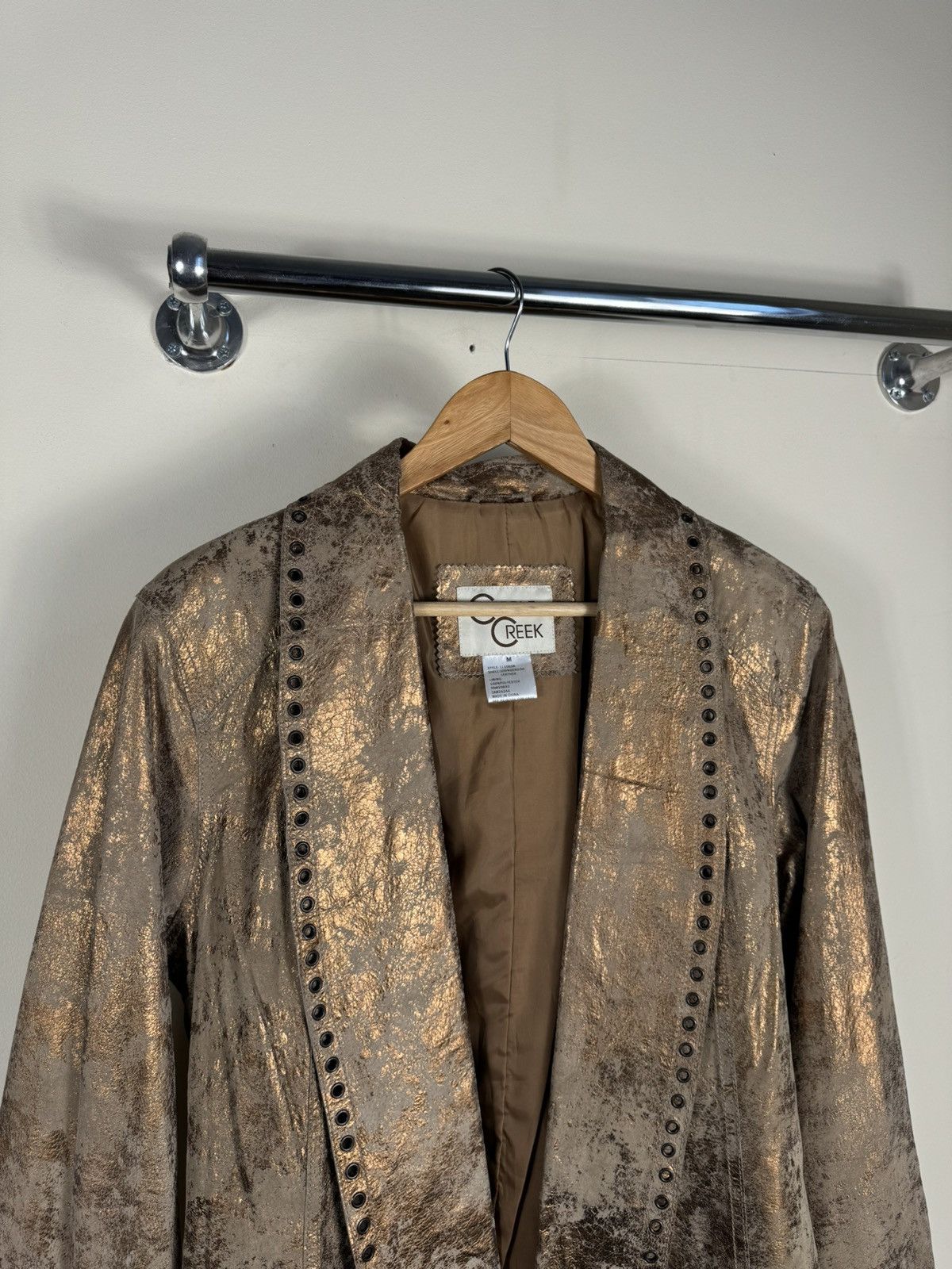 Other Cripple Creek Women's Leather Western Suede Fringe Jacket Size M / US 6-8 / IT 42-44 - 2 Thumbnail
