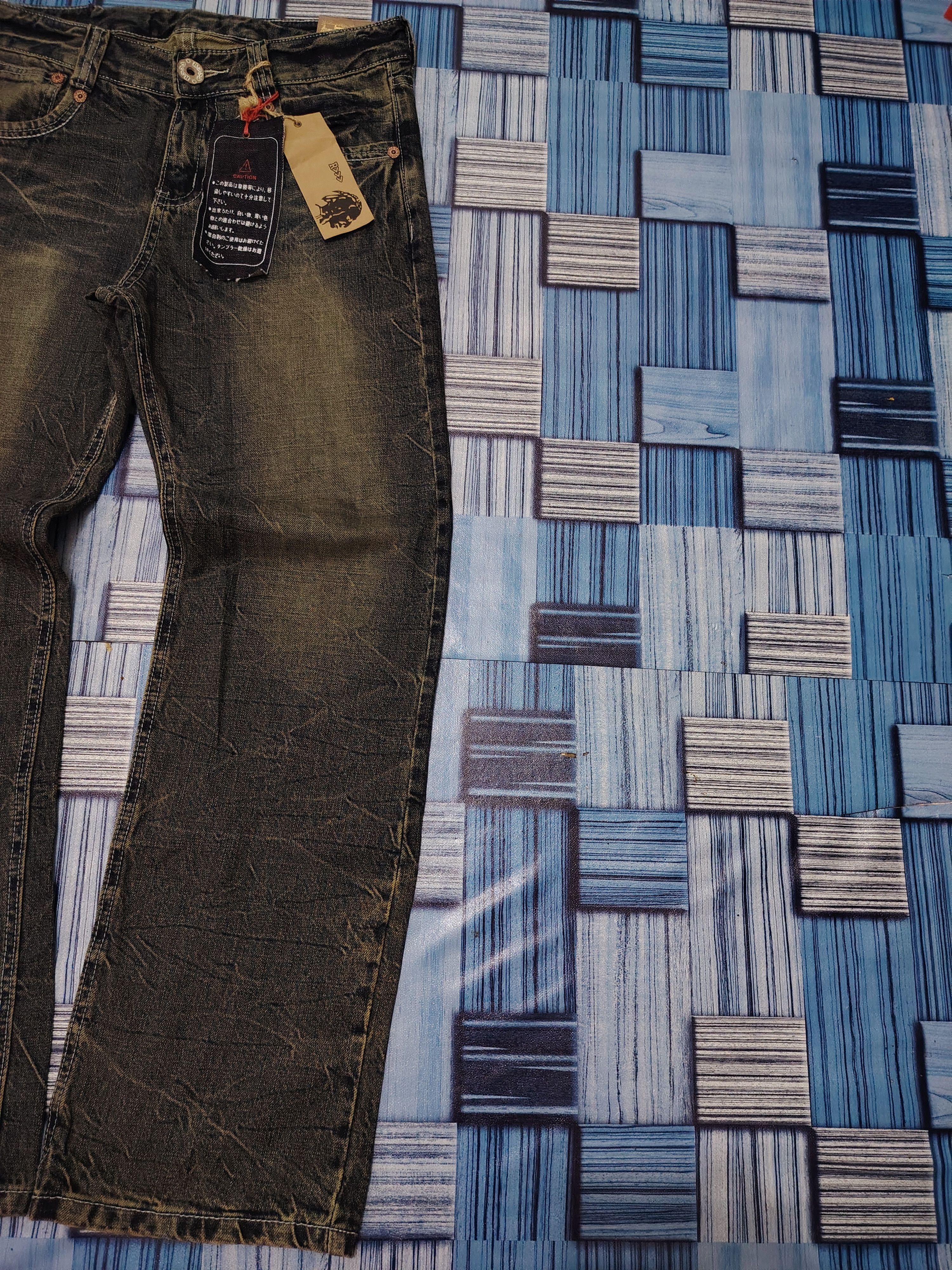 Hysteric Glamour 💥Insane💥 R>>> Jeans RH193 Mud Wash Flared Jeans Size US 31 - 3 Thumbnail