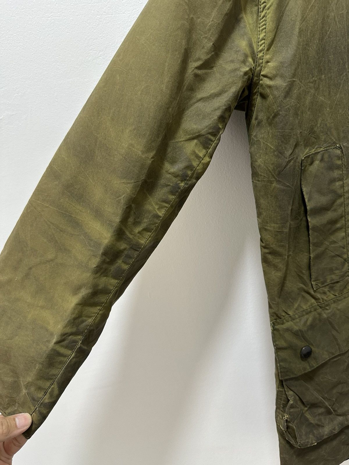 Barbour Barbour Border Cotton Waxed Jacket Hunting Jacket Size US L / EU 52-54 / 3 - 9 Thumbnail