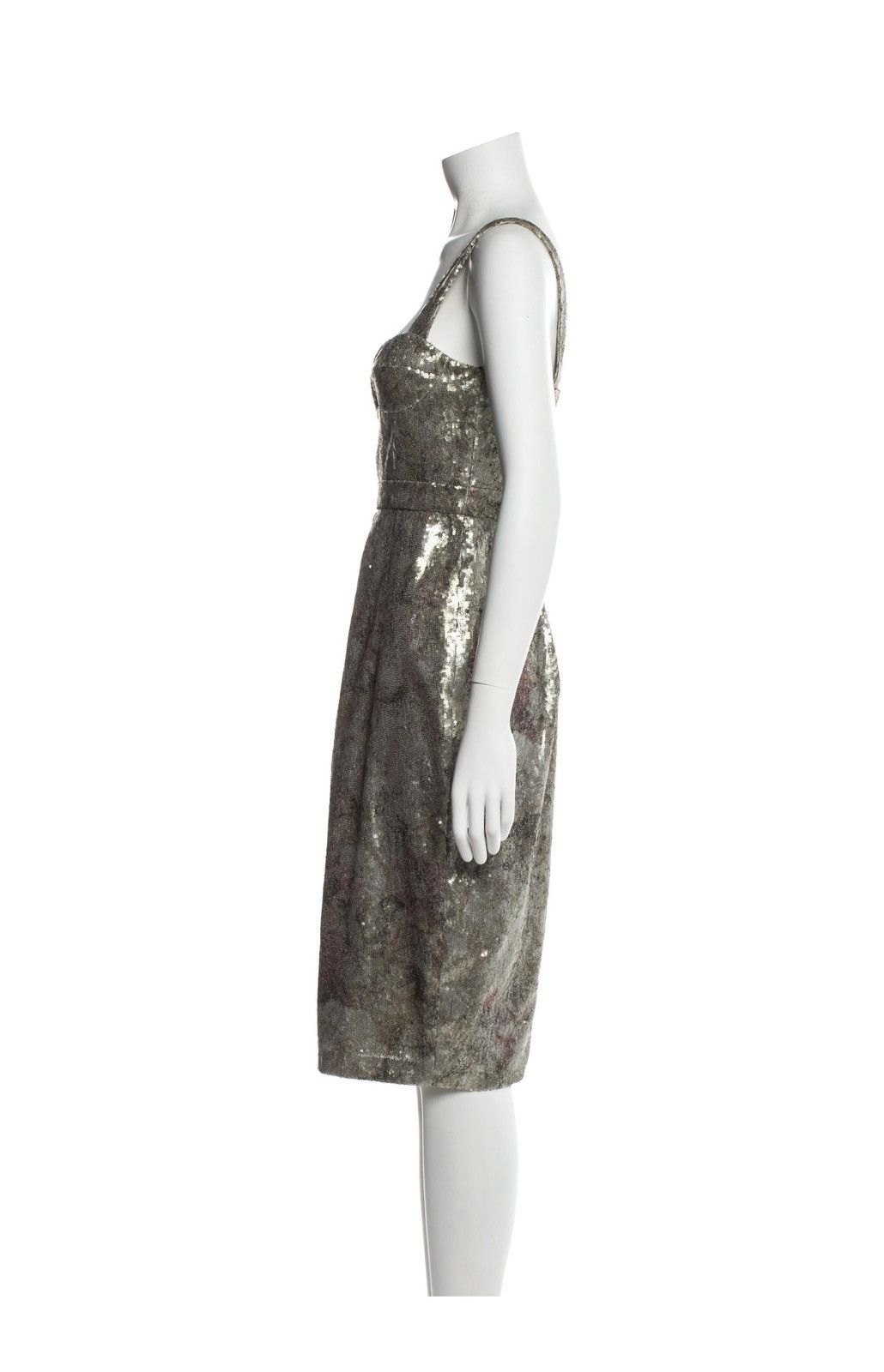 Burberry Prorsum Burberry Prorsum Sequin Midi Dress Size XS / US 0-2 / IT 36-38 - 2 Thumbnail