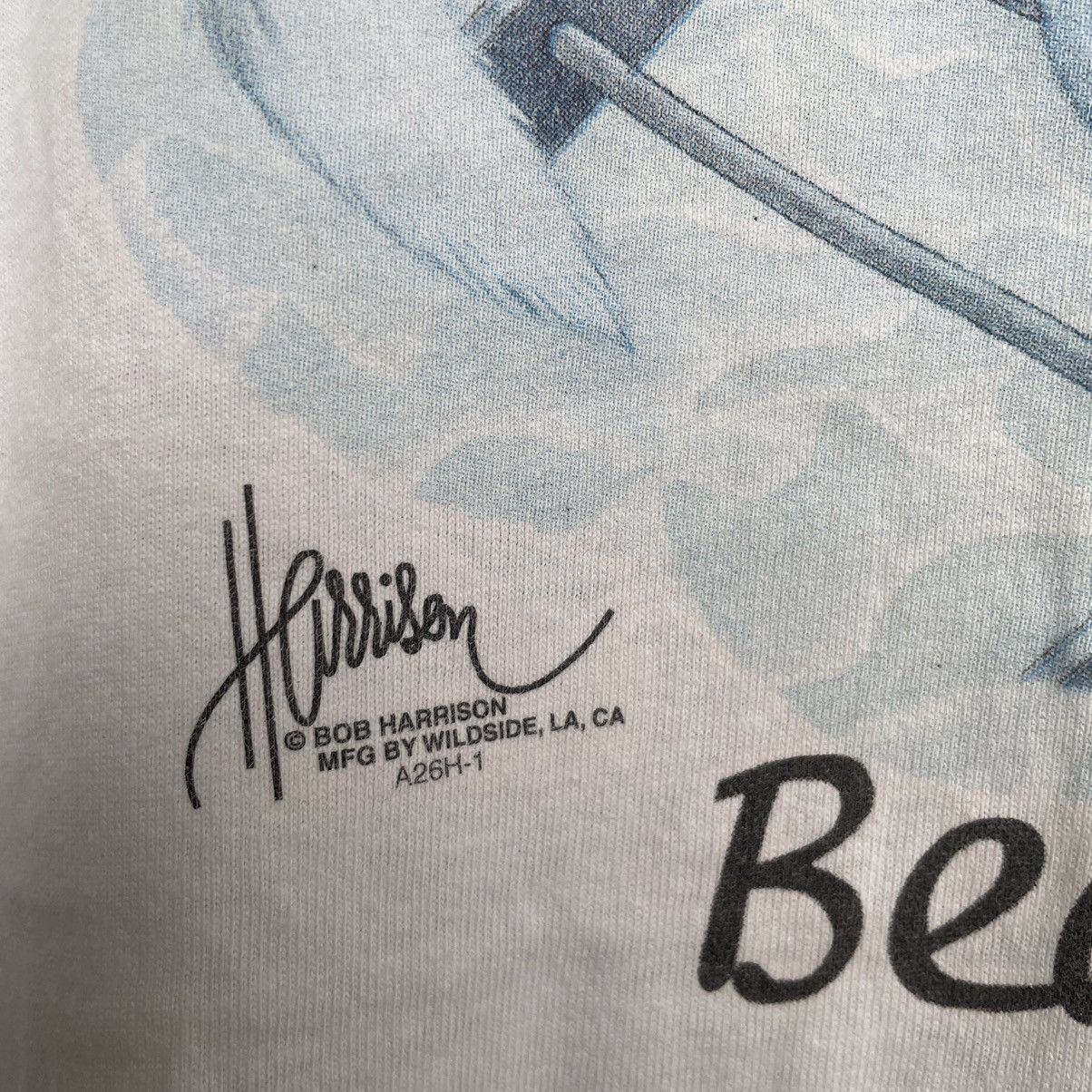 Vintage 2000s Bob Harrison Artwork Beach Bum Pupsi Cola Humor Tee Size US S / EU 44-46 / 1 - 3 Thumbnail