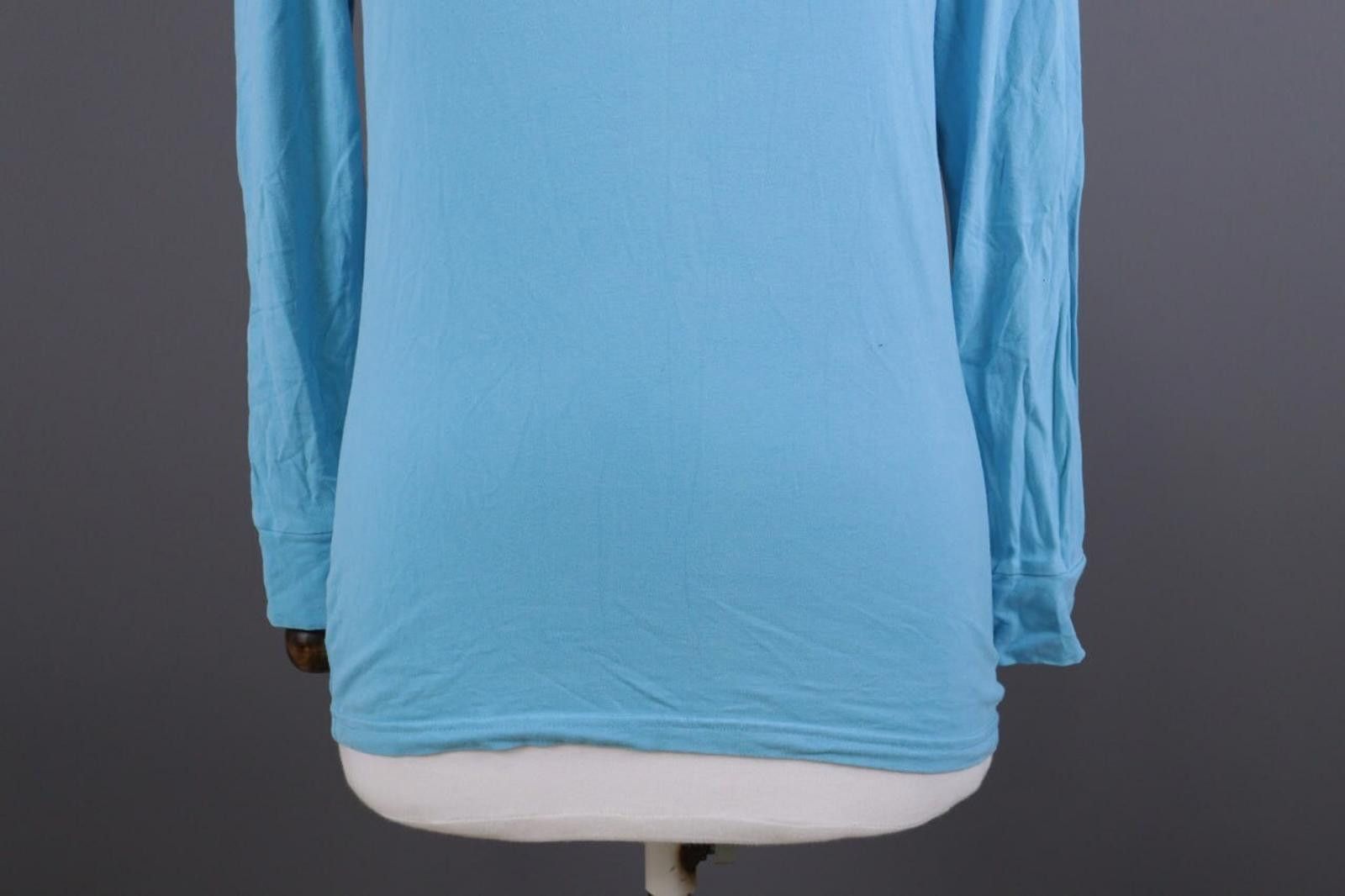Designer Kari Traa Blue Long Sleeve Activewear Top Base Layer Size S Size S / US 4 / IT 40 - 3 Thumbnail