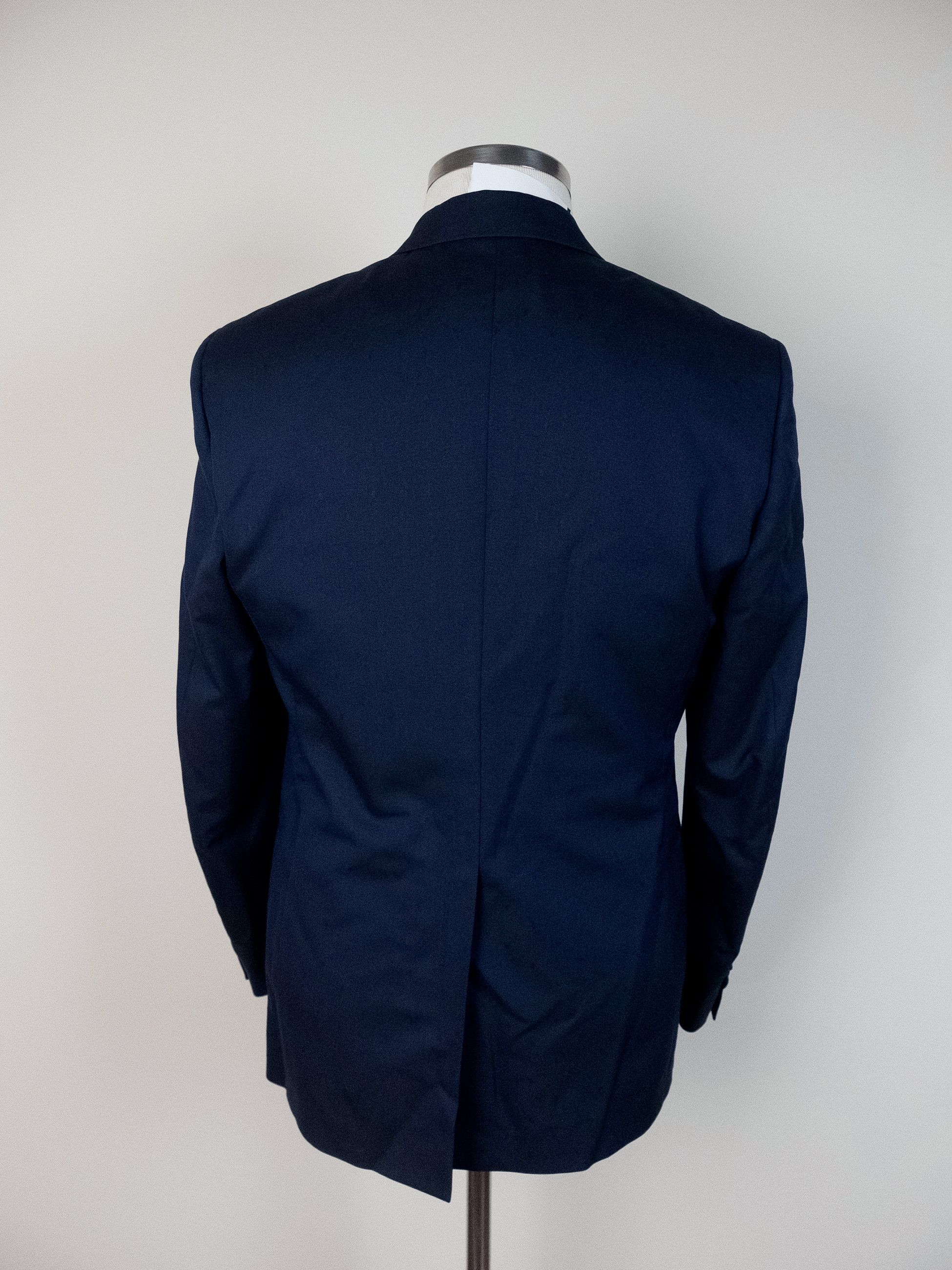 Lardini LARDINI navy blue cotton wool tuxedo Size 40 US / 50 IT Size 40R - 2 Thumbnail