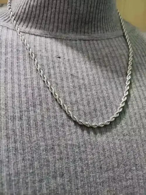 Jewelry Punk gothic necklace vintage chain Size ONE SIZE - 3 Thumbnail