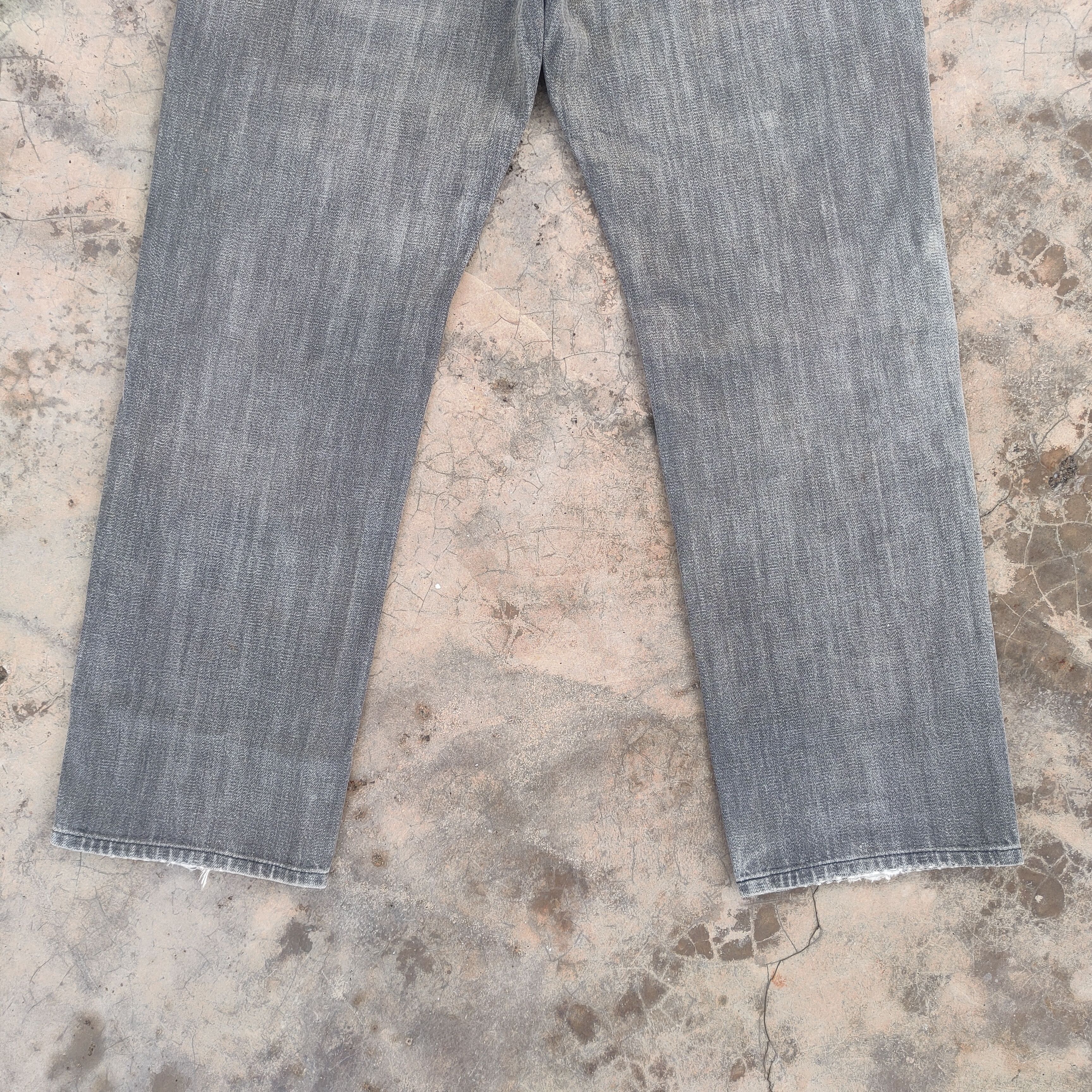 Jean × Vintage × Wrangler VINTAGE WRANGLER FADED BLACK DISTRESSED JEANS DENIM PANTS Size US 33 - 11 Thumbnail