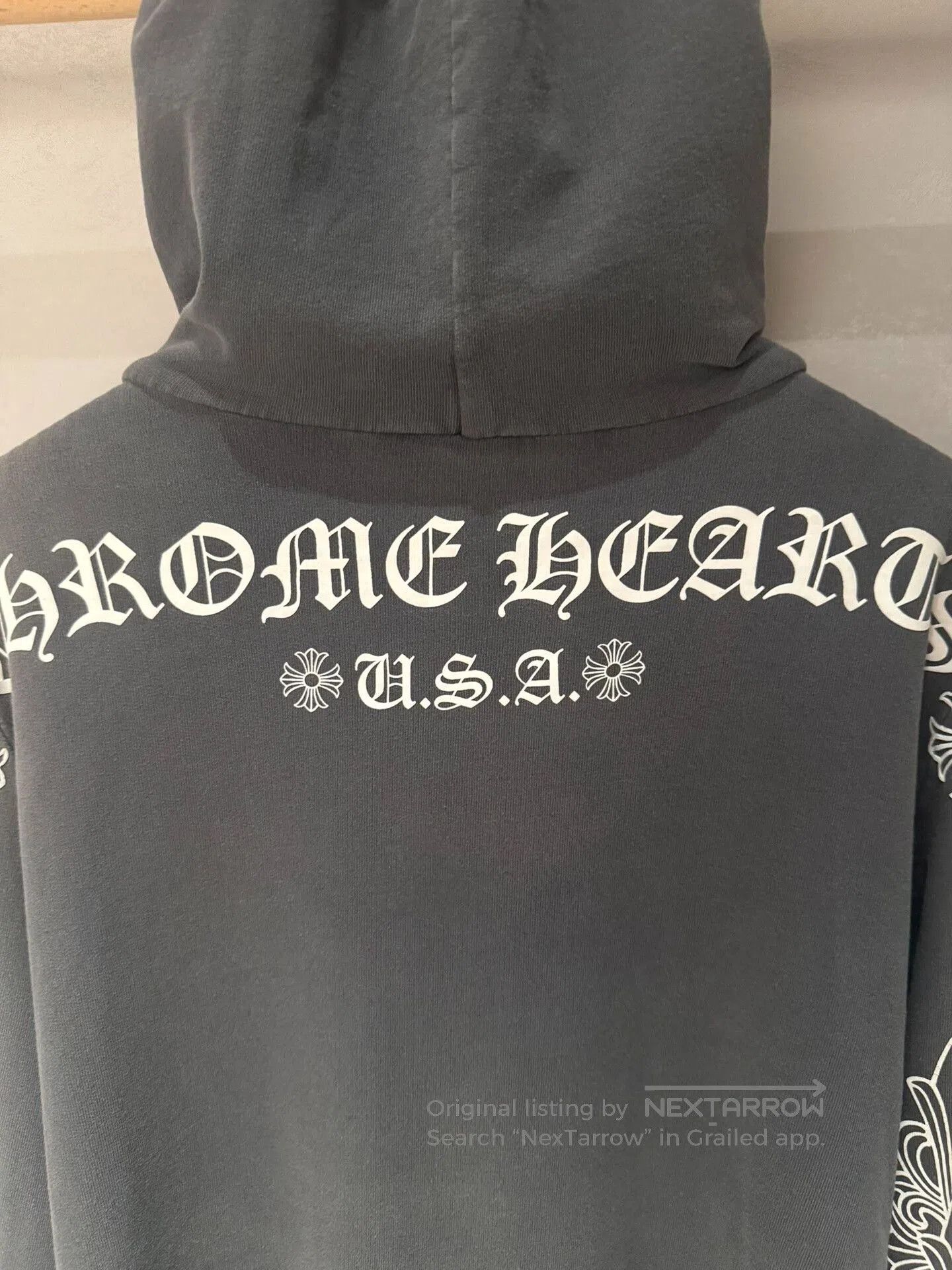Chrome Hearts distressed black zip. Size US S / EU 44-46 / 1 - 4 Thumbnail