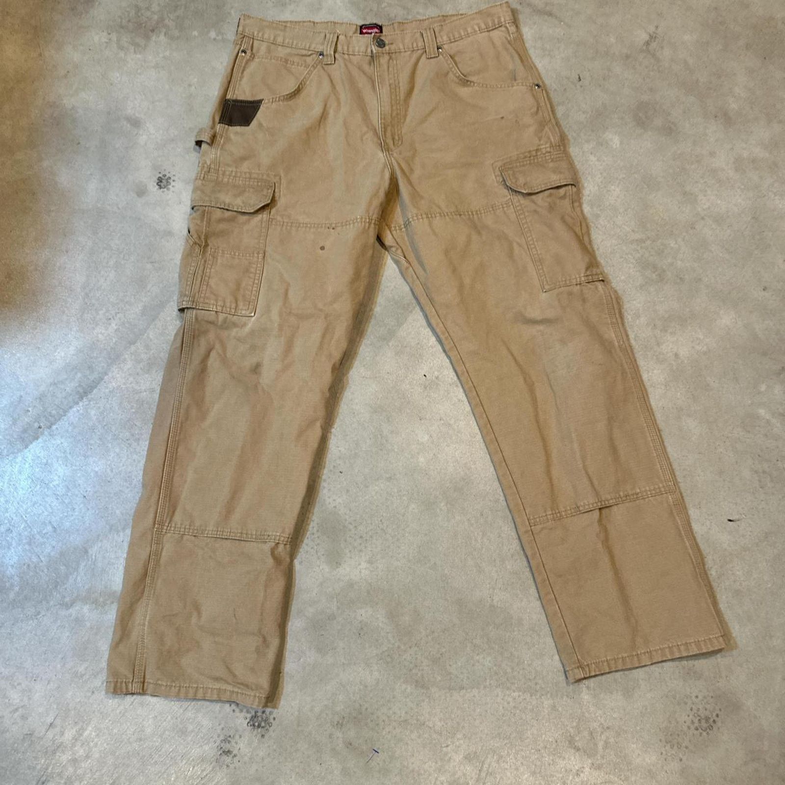 Wrangler Wrangler Workwear Double Knee Carpenter Cargo Pants 36x32 Size US 36 / EU 52 - 1 Thumbnail