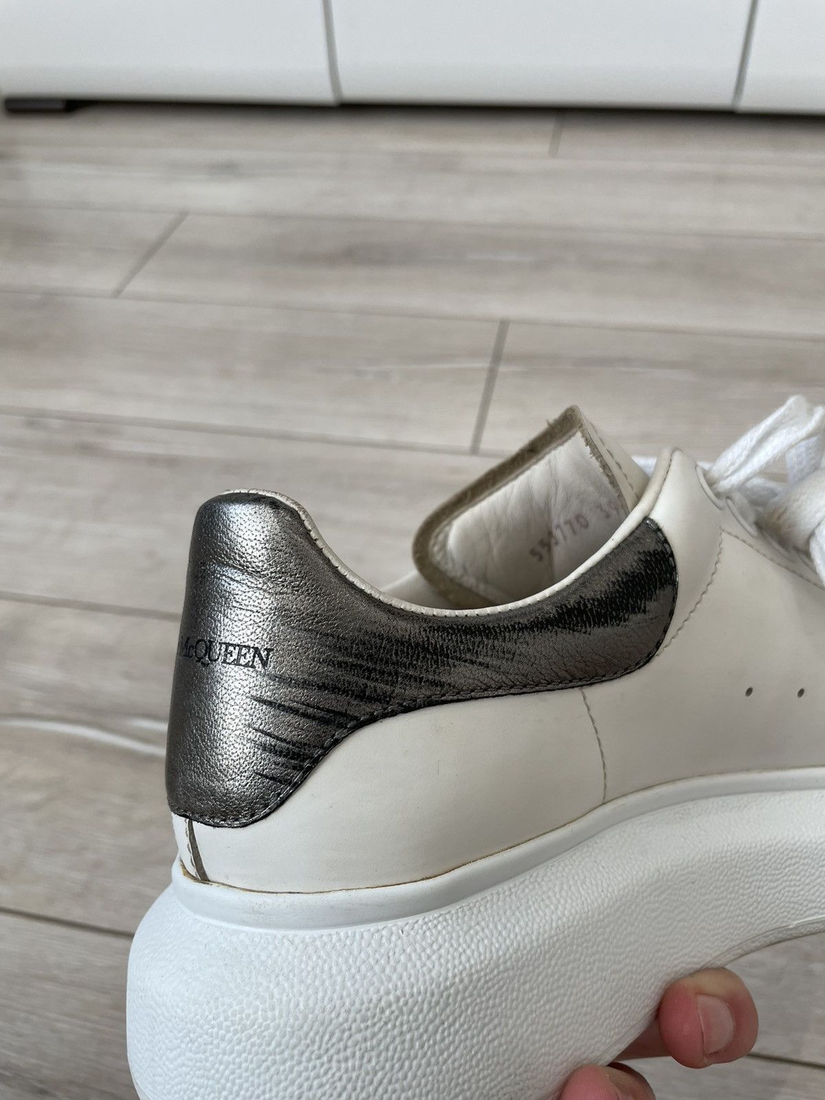 Alexander McQueen Alexander McQueen's Oversized leather sneakers Size US 9 / IT 39 - 15 Thumbnail