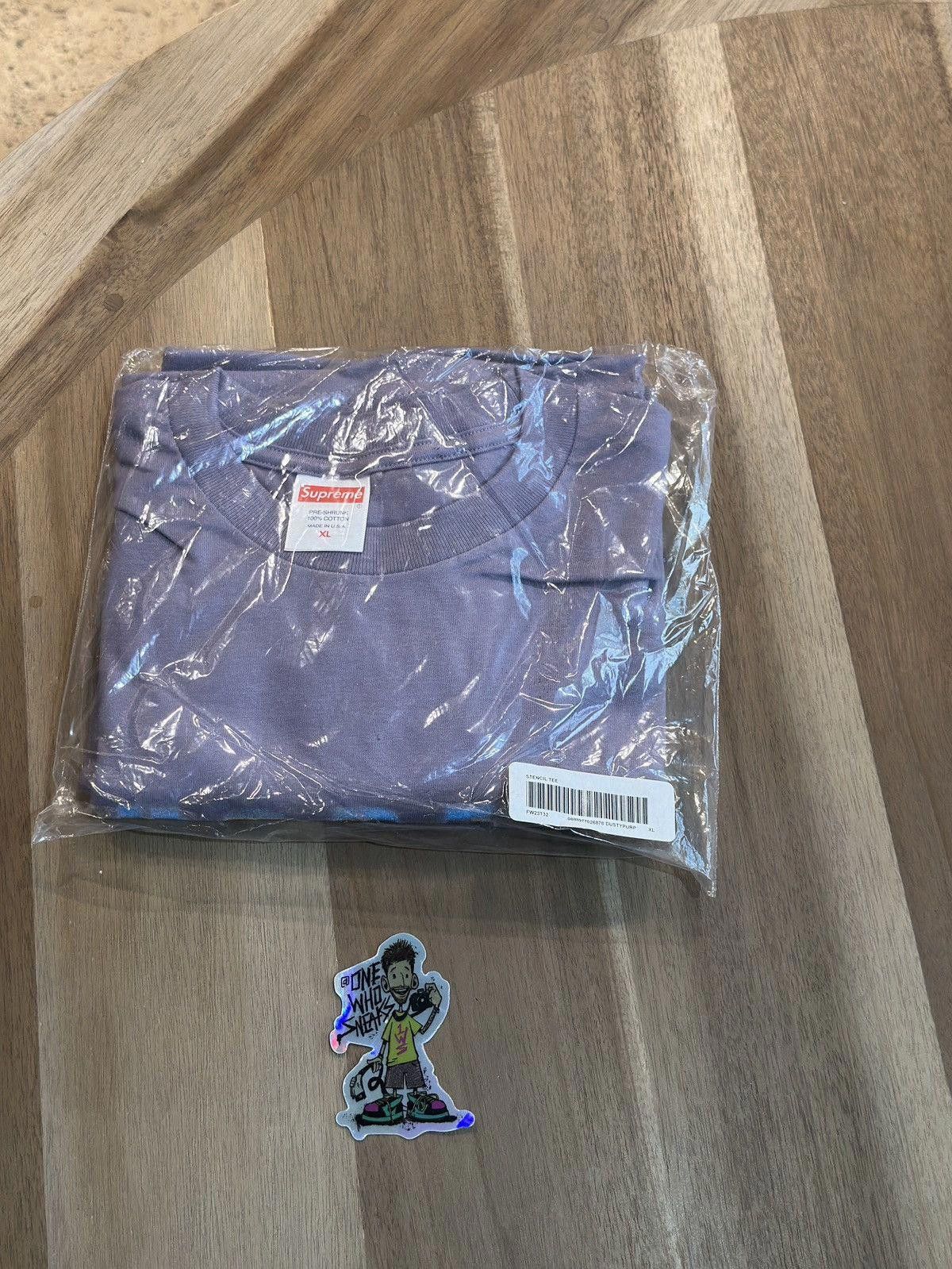Supreme Supreme Stencil Tee Size XL Size US XL / EU 56 / 4 - 2 Thumbnail