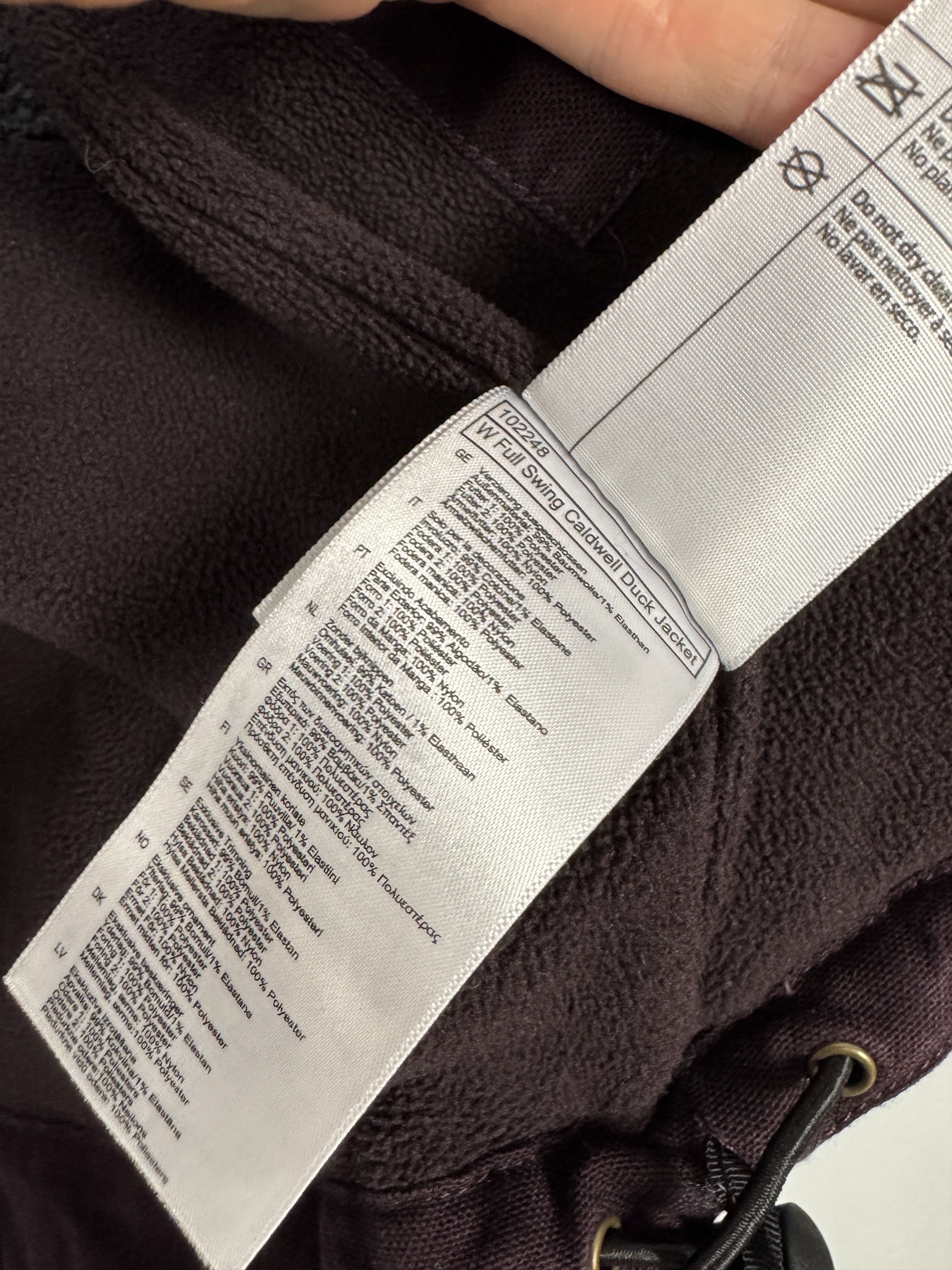 Carhartt Carhartt Full Swing Caldwell jacket M/S Active jacket Size US S / EU 44-46 / 1 - 8 Thumbnail