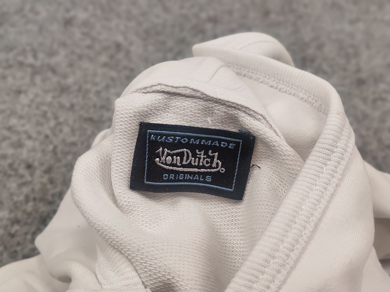 Von Dutch Vintage Von Dutch Big logo white Long sleeve Zip hoodie Size US M / EU 48-50 / 2 - 15 Thumbnail
