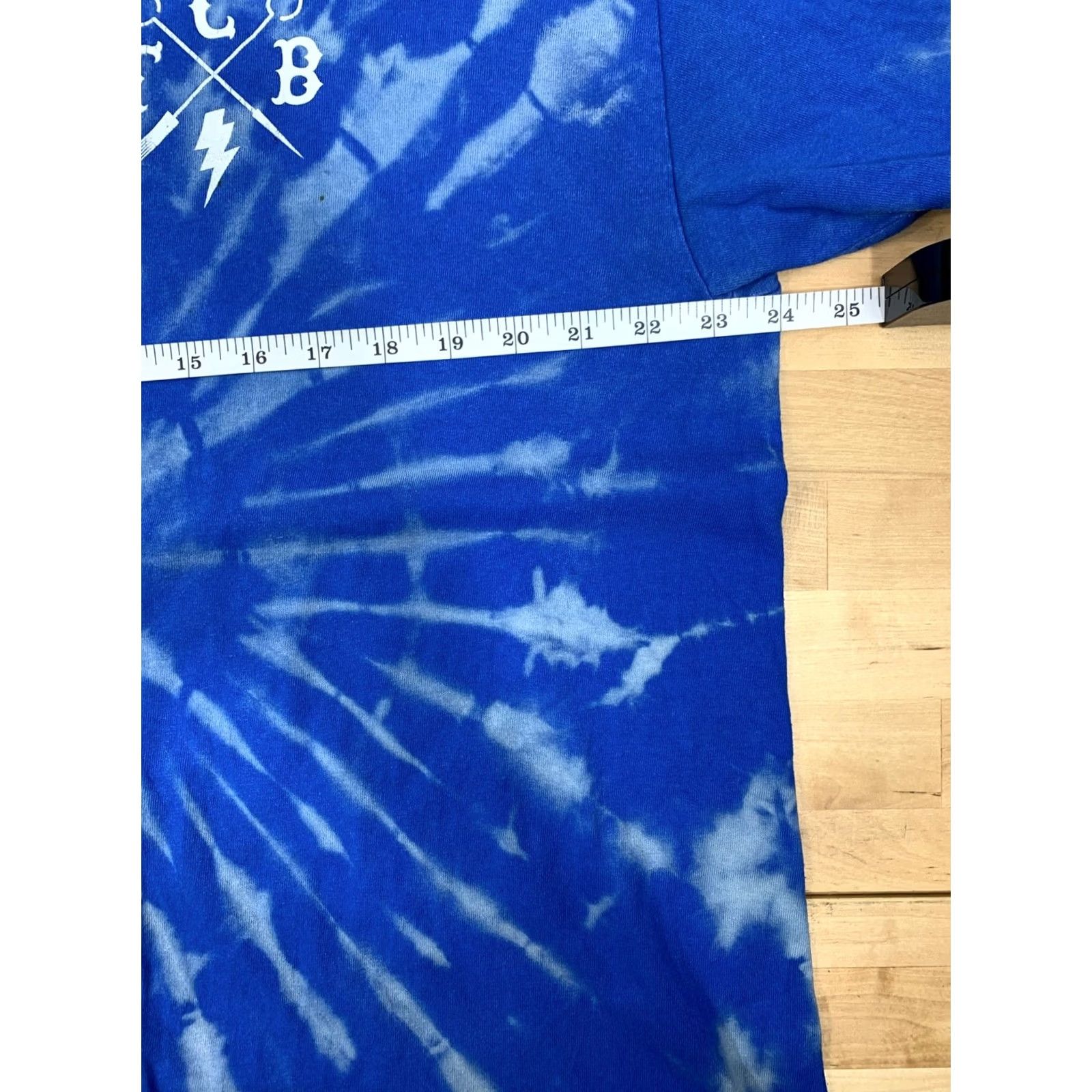 Vintage Mens Tye Dye Blue T Shirt Short sleeve Size XL San Diego Supply Shirt 1712 90s Crew Neck Short Sleeve Logo Diego Supply XL Men Blues Size US XL / EU 56 / 4 - 5 Thumbnail