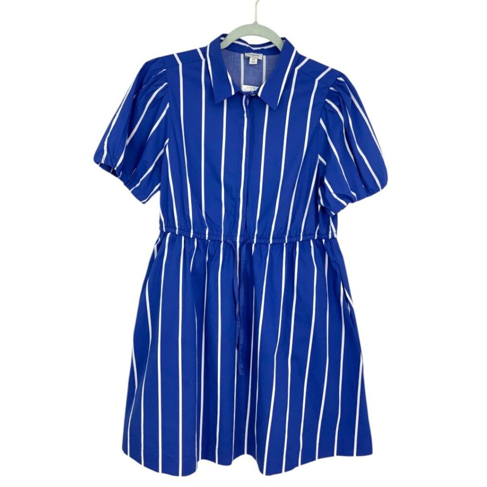 J.Crew J. Crew Factory Short Sleeve Tie Waist Dress Sz 12 NWT $118 Size XL / US 12-14 / IT 48-50 - 7 Thumbnail