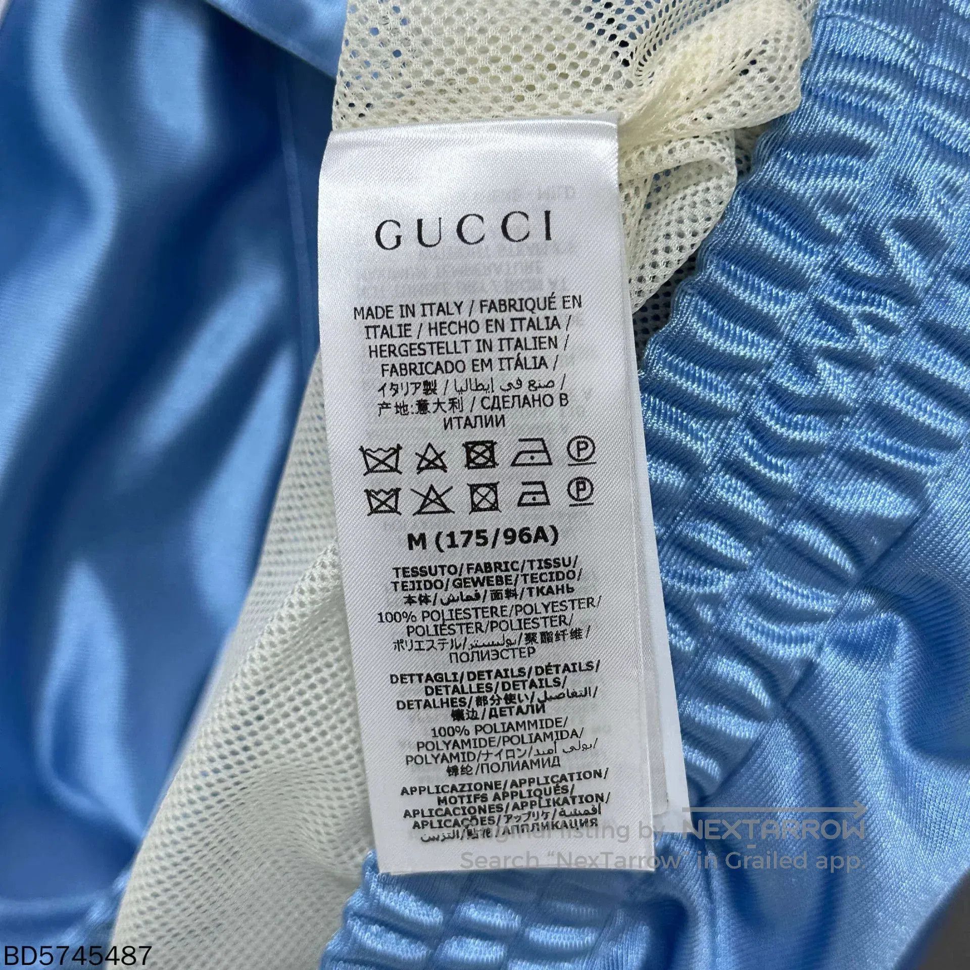 Gucci Gucci Belt Logo Stripe Silk Sweatshirt. Size US M / EU 48-50 / 2 - 6 Thumbnail