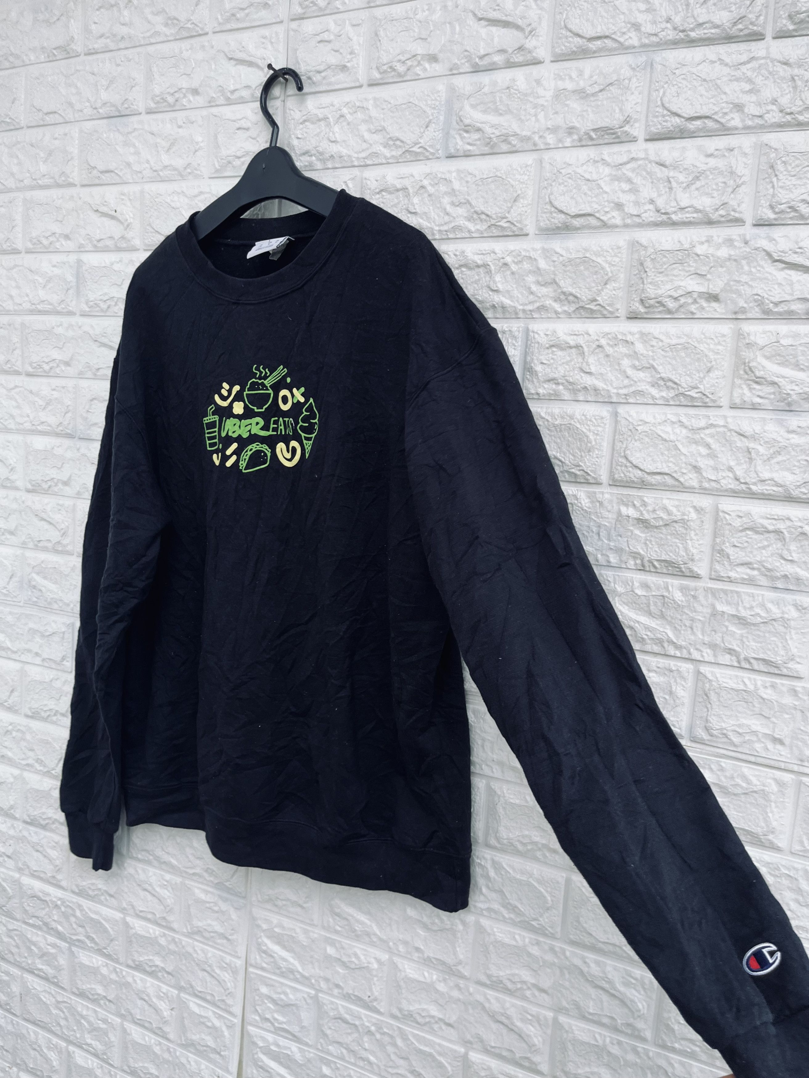 Champion × Vintage Vintage Champion Uber Eats Streetwear Fashion Style Size US L / EU 52-54 / 3 - 5 Thumbnail