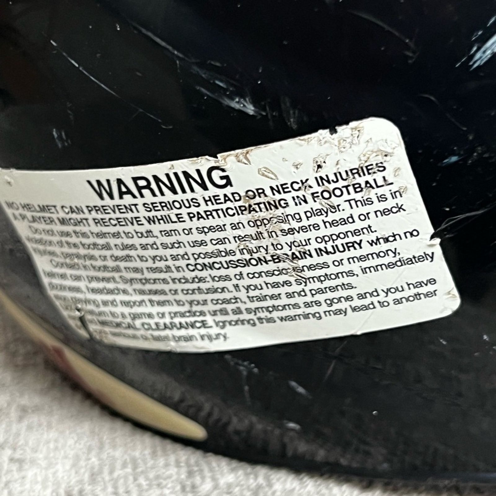 Riddell Pittsburgh Steelers Full Size Riddell Football Helmet Youth Size ONE SIZE - 6 Thumbnail