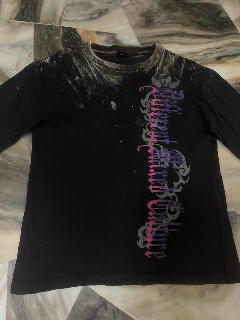 Hysteric Glamour Sun Faded Poem Skull Gothic Seditionaries Shirt Size US L / EU 52-54 / 3 - 3 Thumbnail