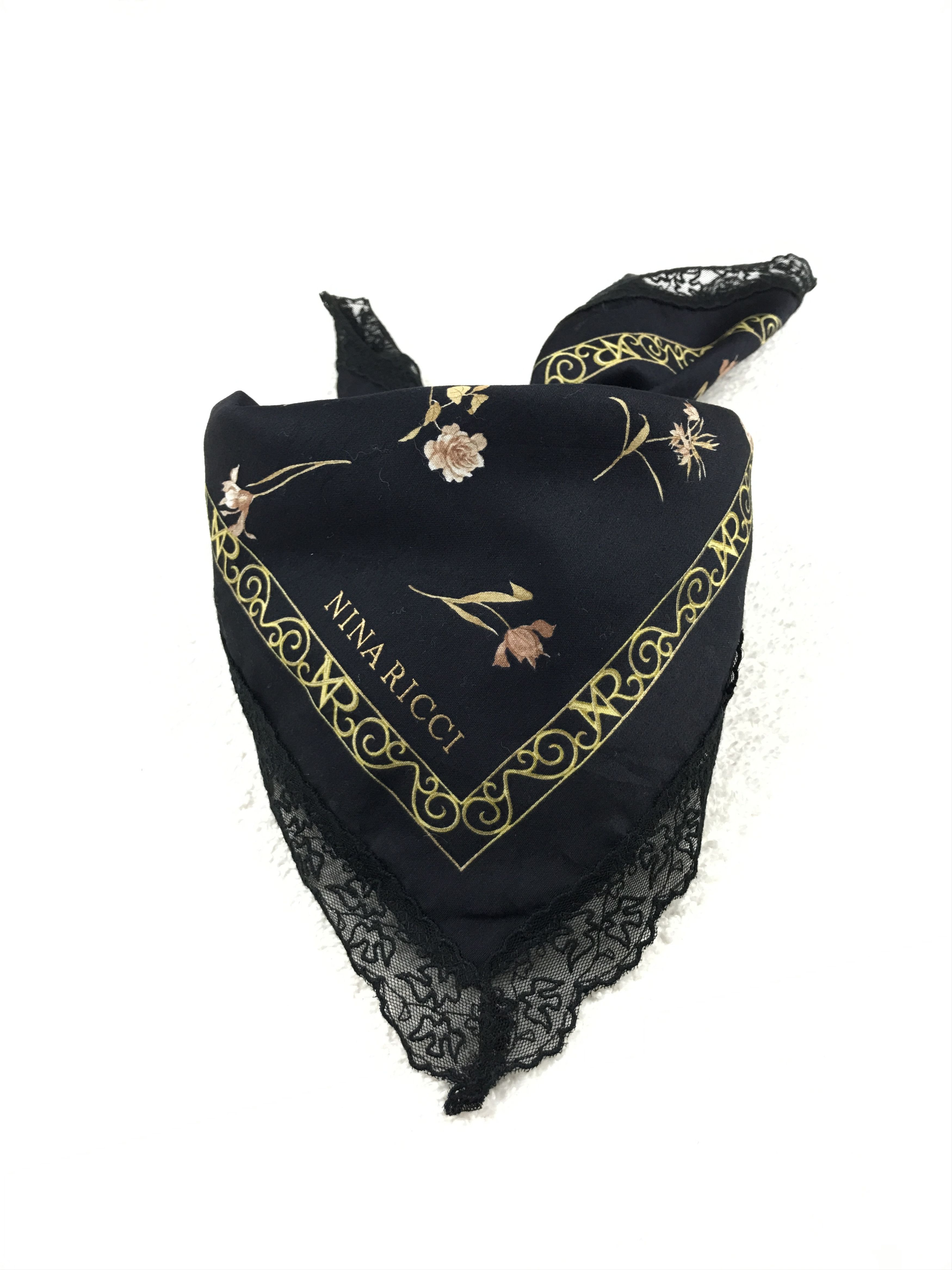 Designer × Japanese Brand × Vintage Vintage Nina Ricci Bandana Neckerchief Handkerchief Size ONE SIZE - 3 Thumbnail