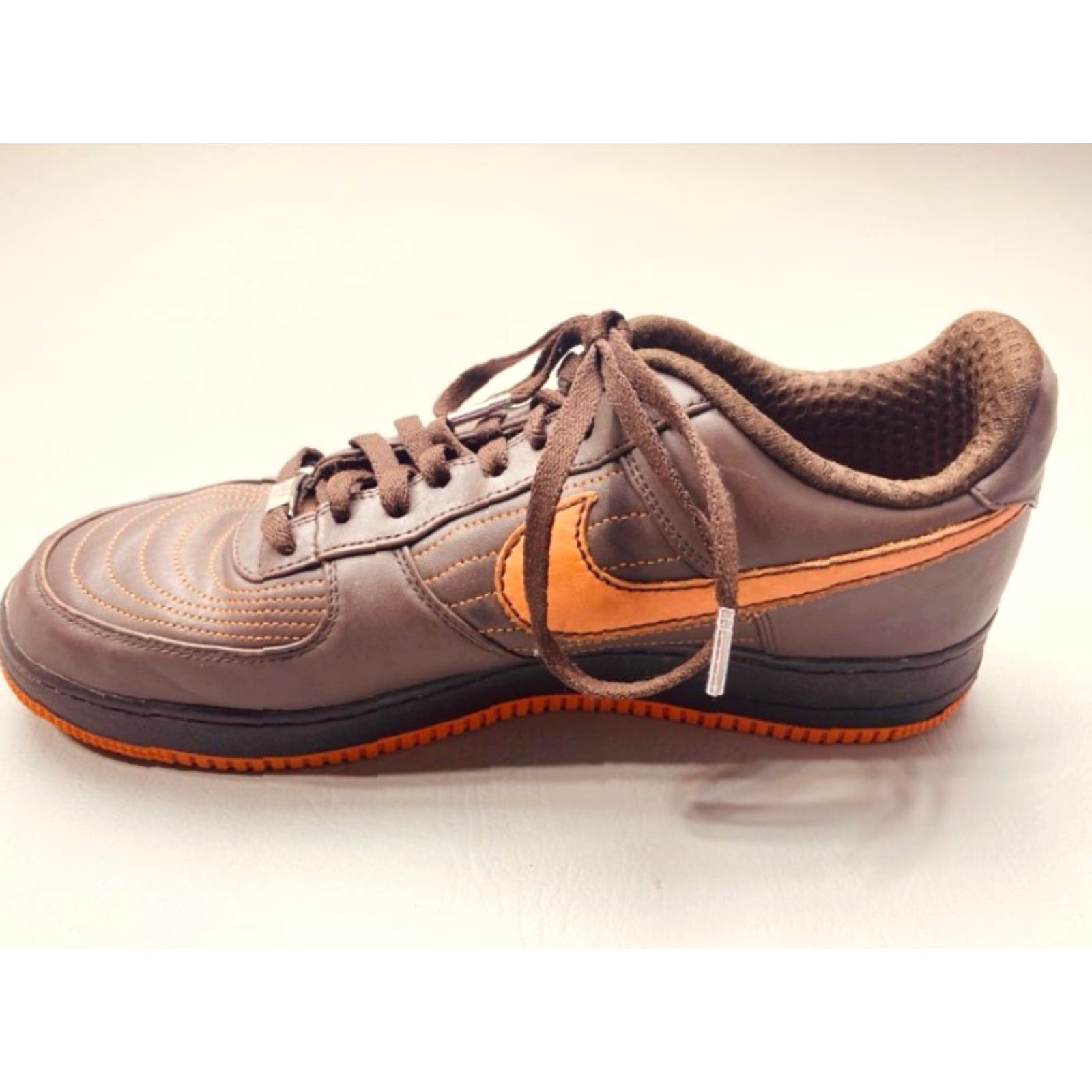 Nike VINTAGE Nike Air Force 1 Low Premium Barkley Pack Auburn 317314-281 Mens 13 Brown 1415 Size US 13 / EU 46 - 6 Thumbnail