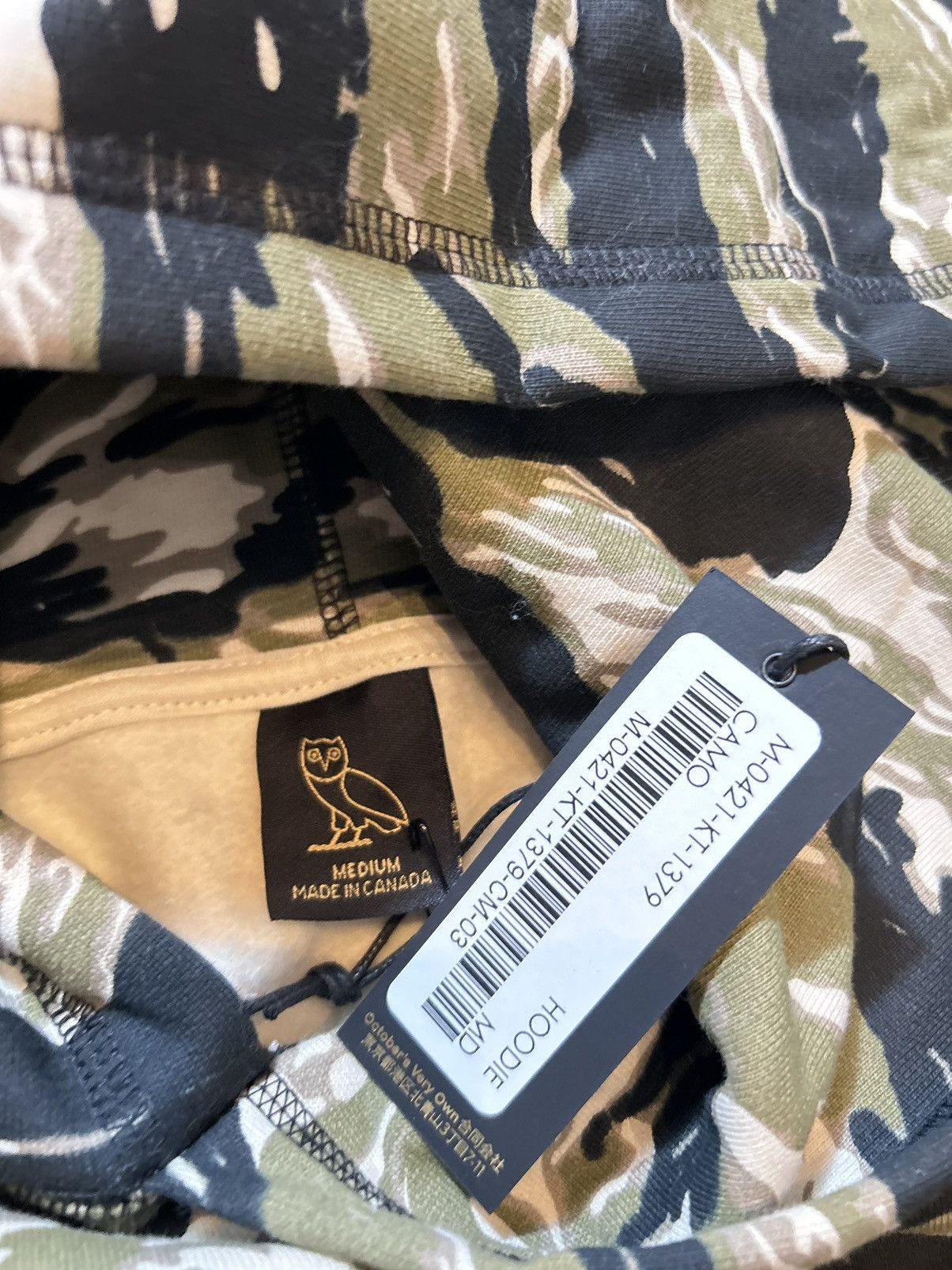 Drake × October's Very Own OG Owl Tiger Camo Hoodie Size US XL / EU 56 / 4 - 7 Thumbnail