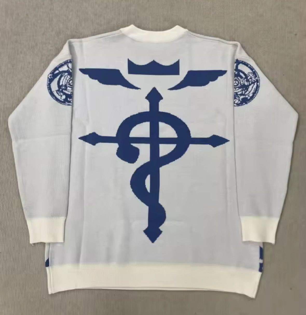 Japanese Brand Y2K Goth Hip Hop Sketch Anime Cartoon Sweater Sweatshirt Size US XL / EU 56 / 4 - 2 Thumbnail