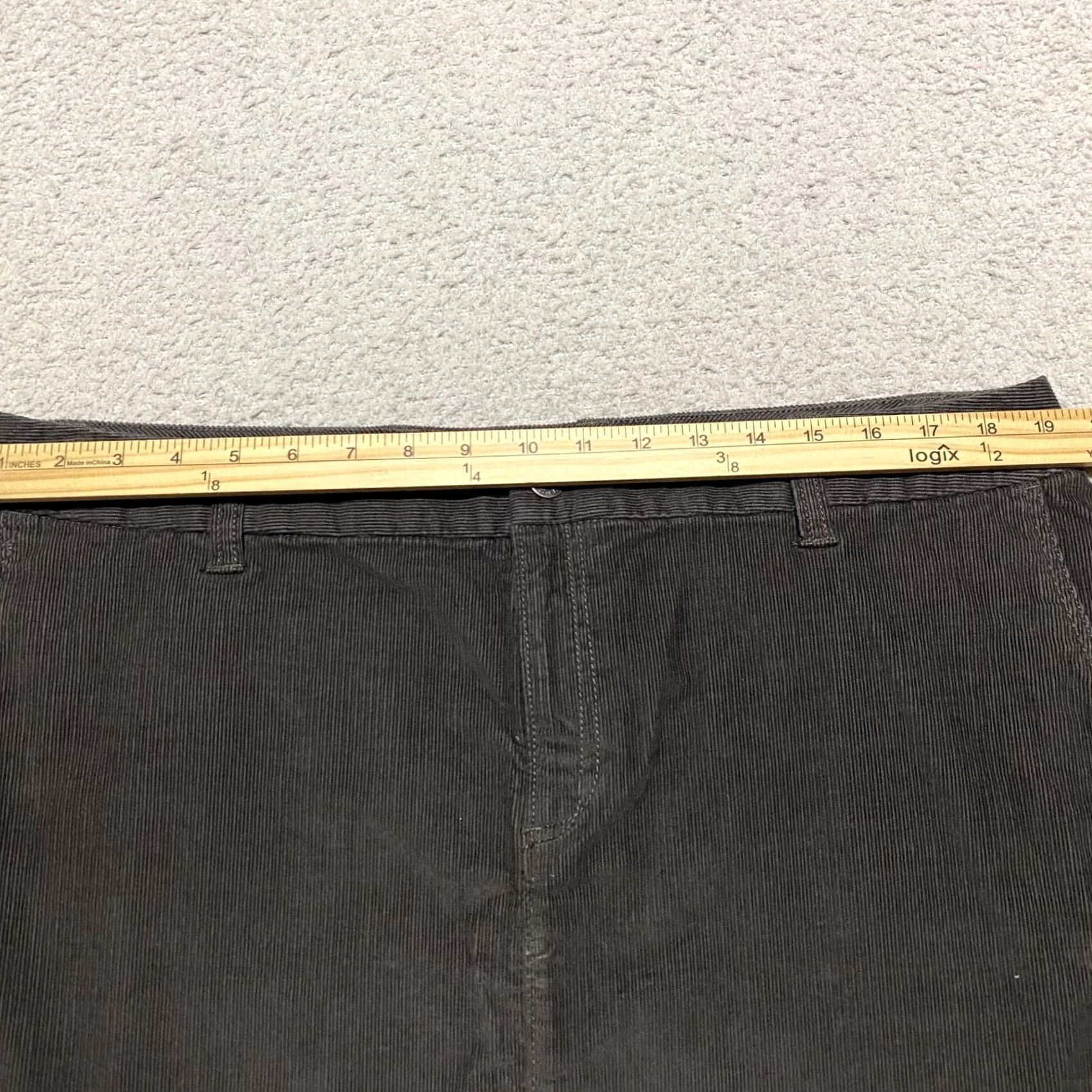 Eddie Bauer Eddie Bauer Skirt Womens 18 Plus Gray Corduroy Pencil Straight Pockets Size 40" / US 18 - 5 Thumbnail