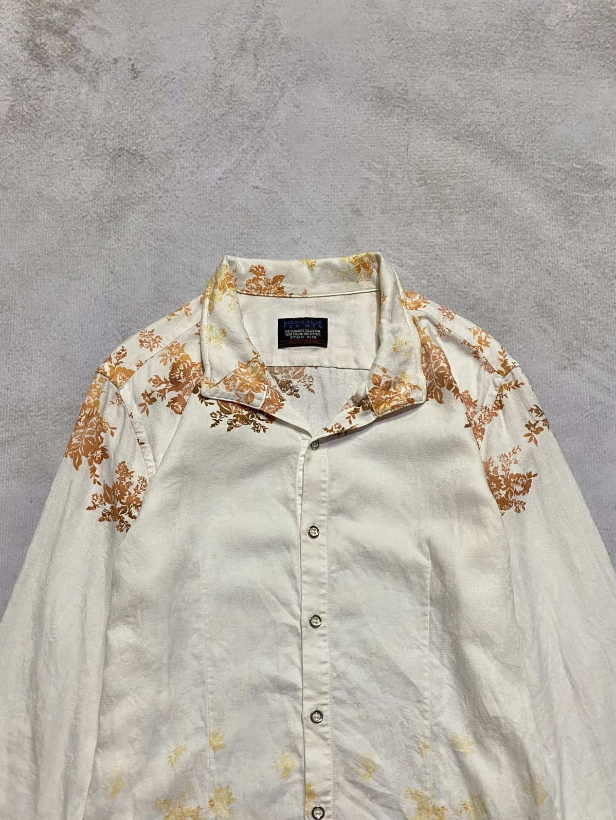 Nicole Club Nicole Club For Men Floral Shirts Size US M / EU 48-50 / 2 - 5 Thumbnail