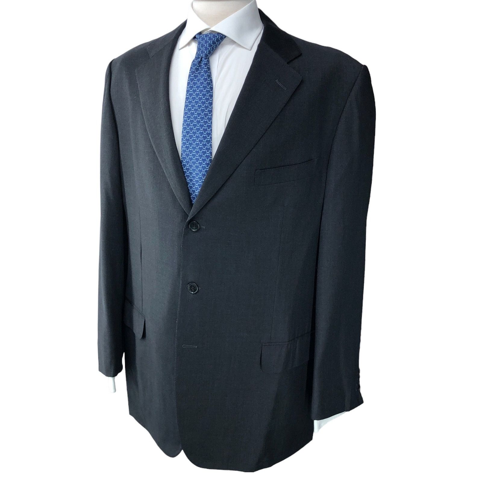 Ermenegildo Zegna Ermenegildo Zegna Mens Size 44L Sportcoat Jacket Blazer Gray Size 44L - 1 Thumbnail