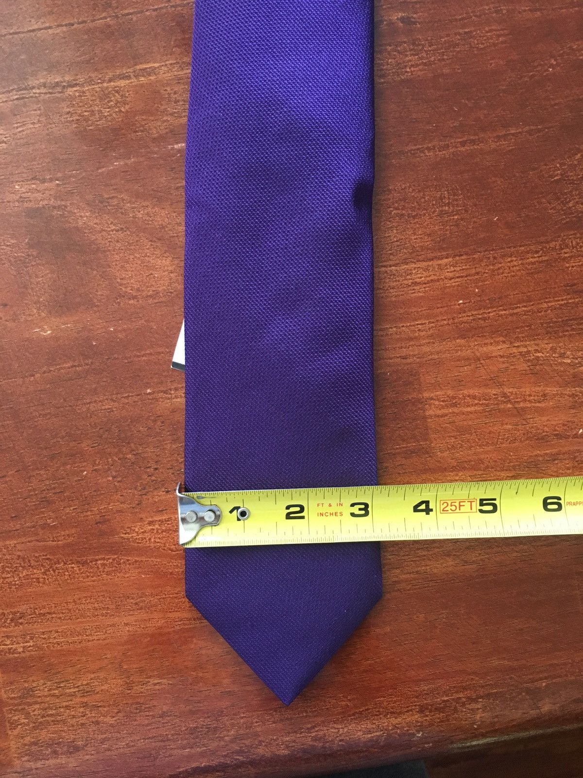 Barneys New York Purple Textured Silk Tie Size ONE SIZE - 2 Thumbnail