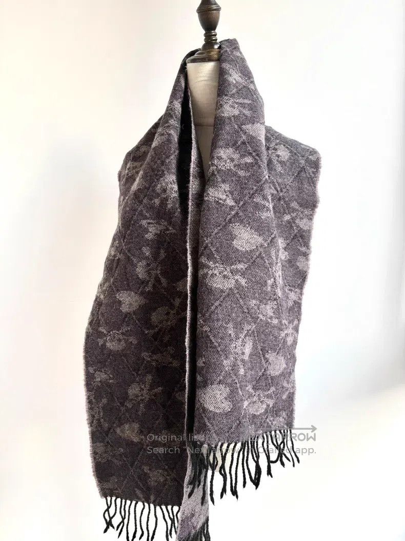 Vivienne Westwood Vivienne Westwood Vintage purple and gray dual-sided skull Size ONE SIZE - 6 Thumbnail