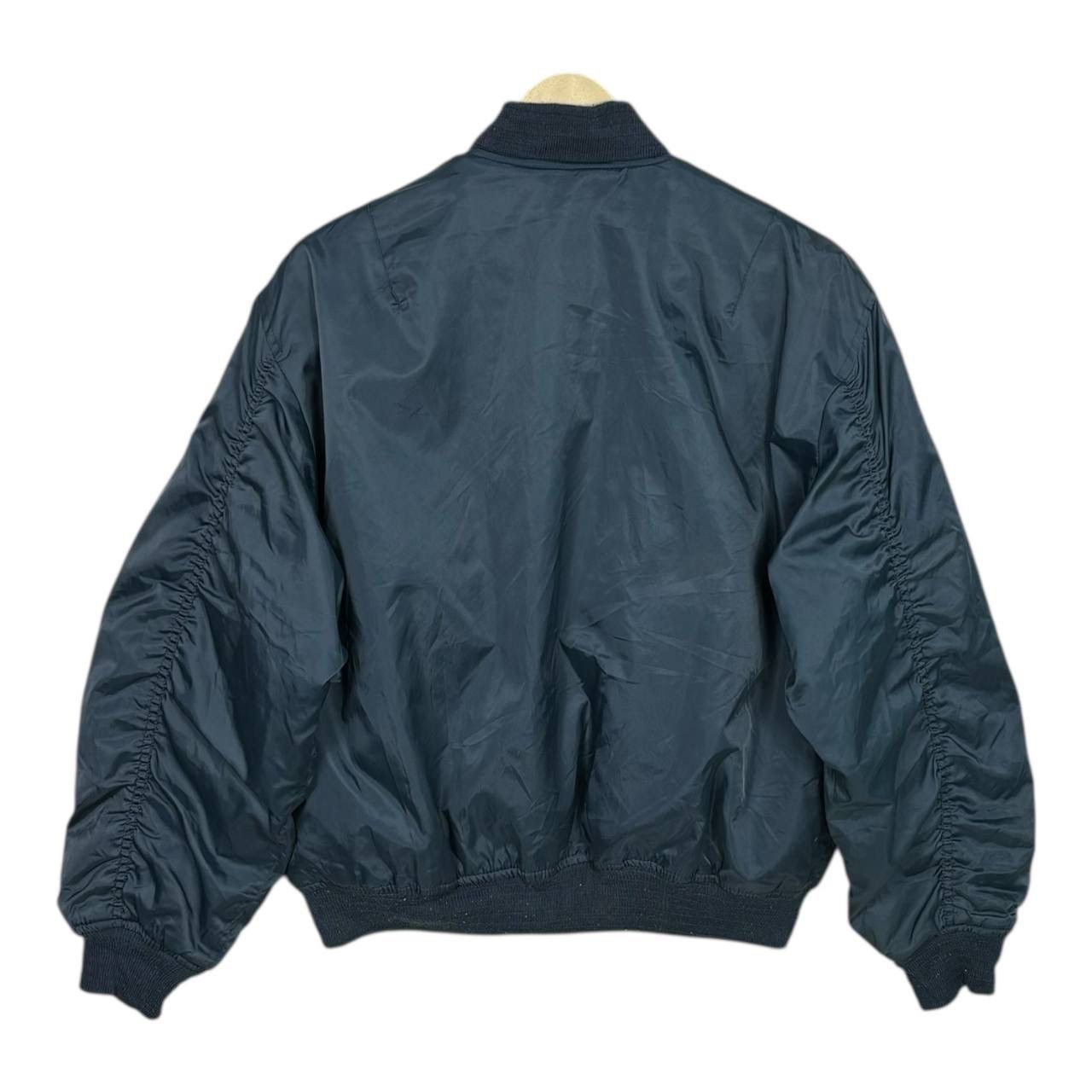 Other Vtg 80s MA-1 Flight Jacket Military Bomber Jacket Reversible Size US M / EU 48-50 / 2 - 2 Thumbnail