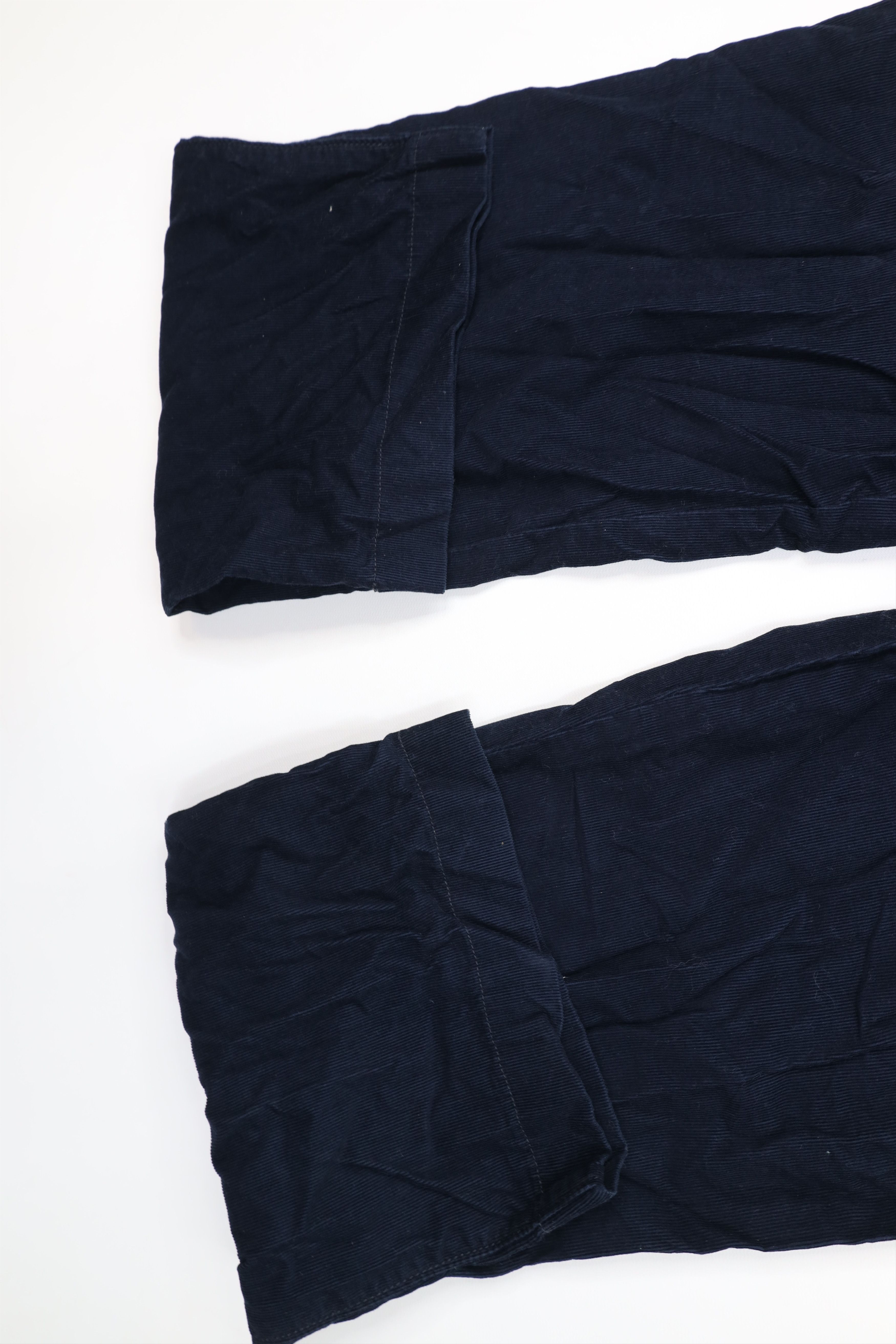 J.Crew Vintage Y2K 2005 J Crew Wide Leg Corduroy Chino Pants Blue Size US 32 / EU 48 - 5 Thumbnail
