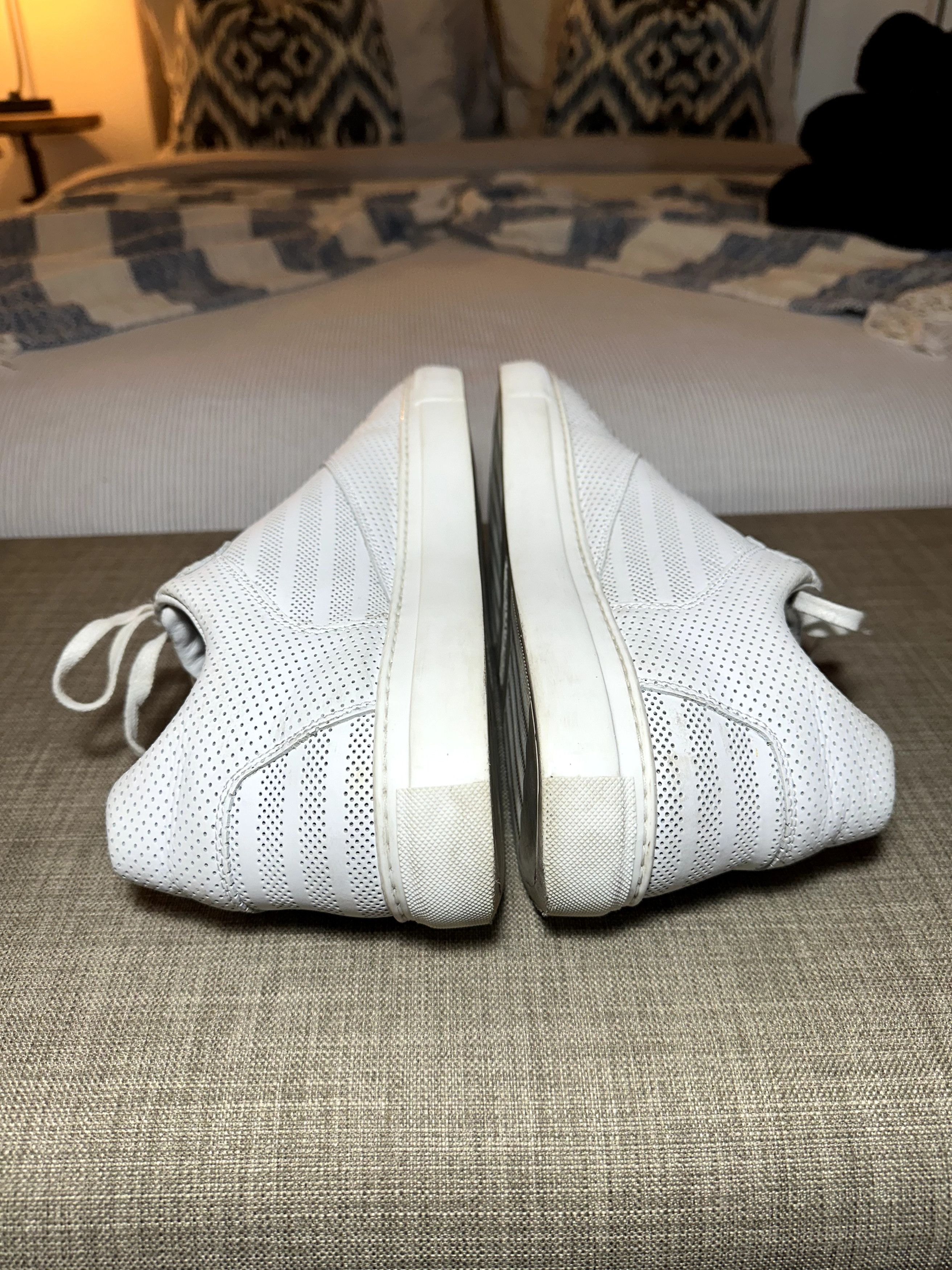 Balenciaga Balenciaga Perforated Leather Low Top Sneakers Size US 10 / EU 43 - 8 Thumbnail
