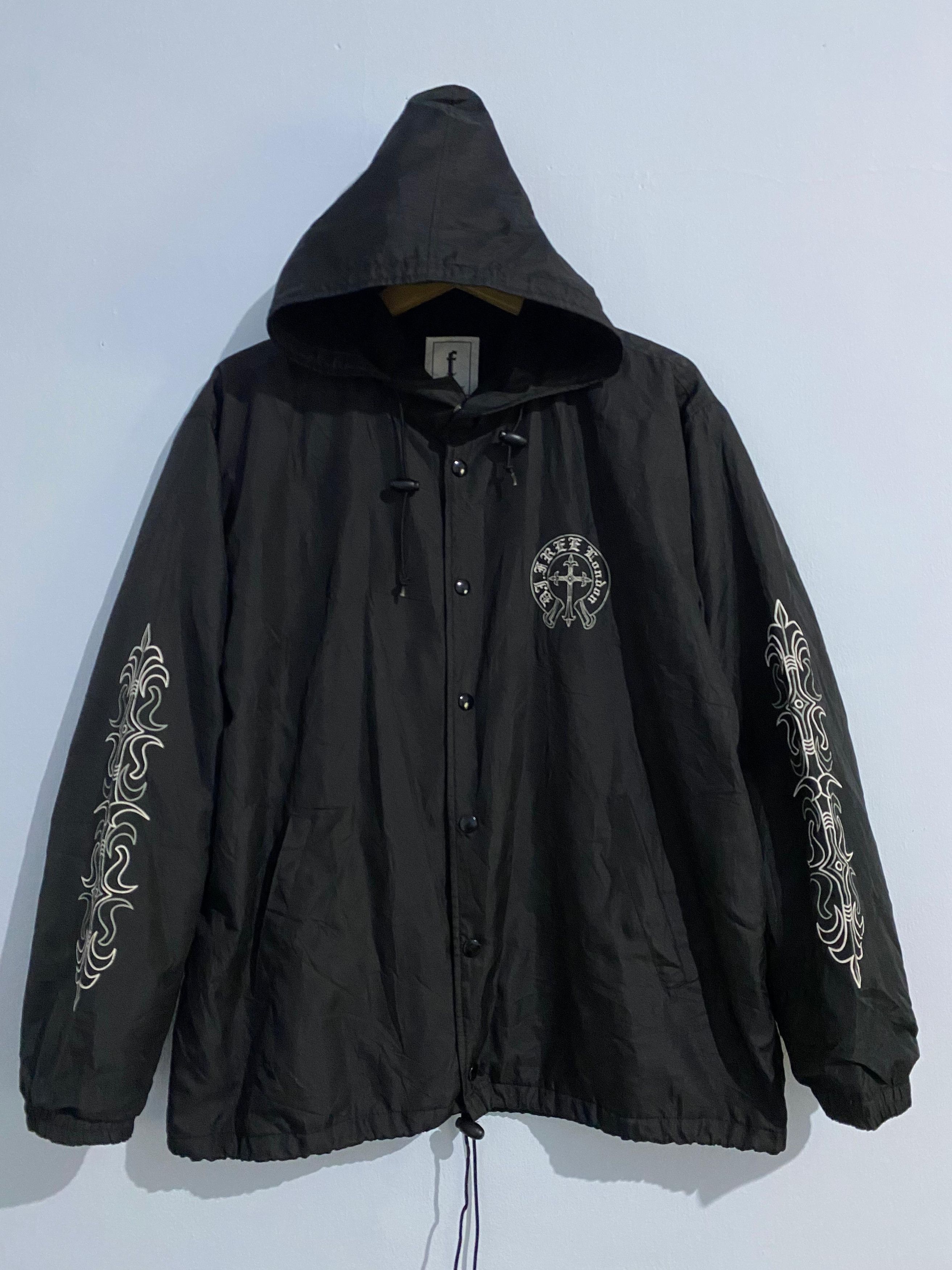 Japanese Brand Vintage DJ FREE Cross Logo Like Chrome Hearts Design Jacket Size US M / EU 48-50 / 2 - 1 Thumbnail