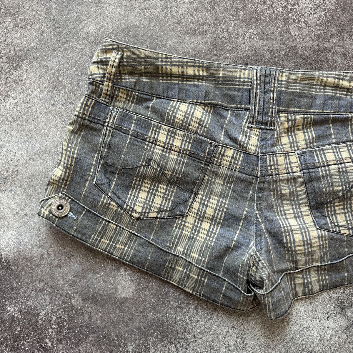 Hysteric Glamour River Island 2000’s Vintage Y2K Grunge Punk Mini Shorts Size 27" / US 4 / IT 40 - 7 Thumbnail