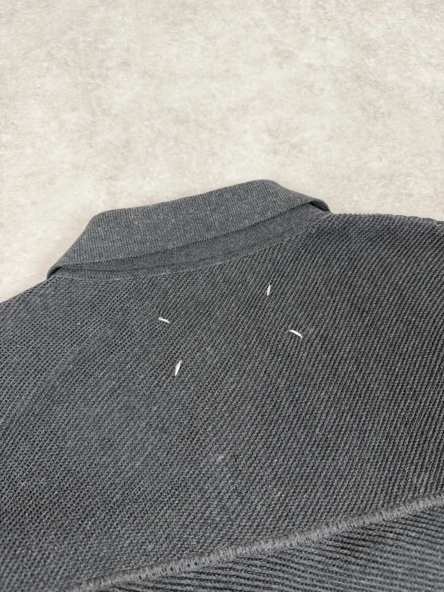 Maison Margiela AW2012 Maison Margiela Anthracite Grey Signature Buttoned Cardigan Jacket Size US M / EU 48-50 / 2 - 8 Thumbnail