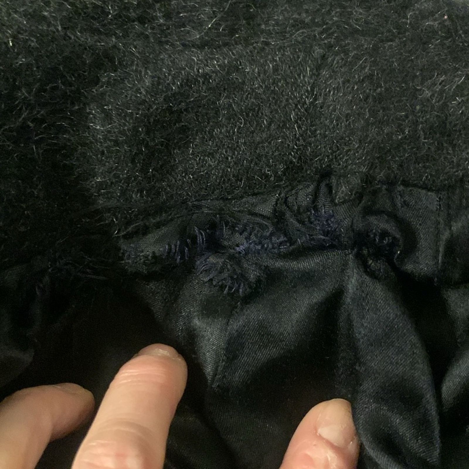 Vintage 90’s Larry Levine gray wool alpaca and mohair overcoat Size L / US 10 / IT 46 - 9 Thumbnail
