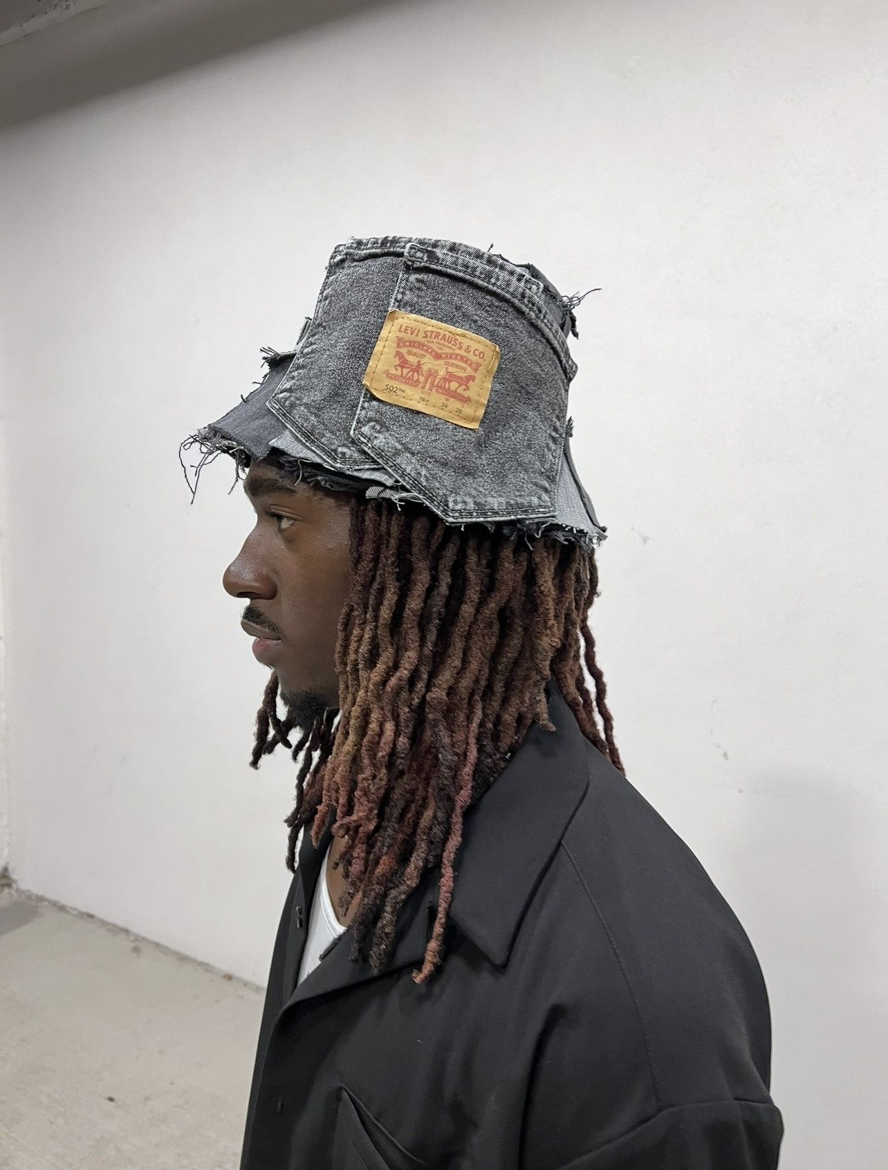Other Custom Denim Bucket Hat Size ONE SIZE - 2 Thumbnail