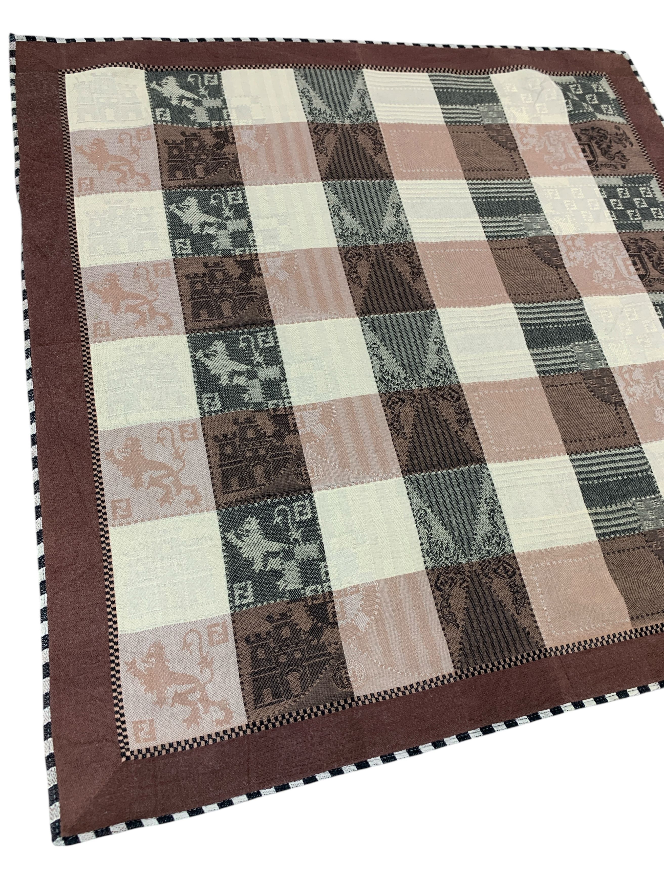 Fendi × Vintage Vintage Fendi Neckerchie Scarf Bandana Handkerchief - HKA916 Size ONE SIZE - 4 Thumbnail