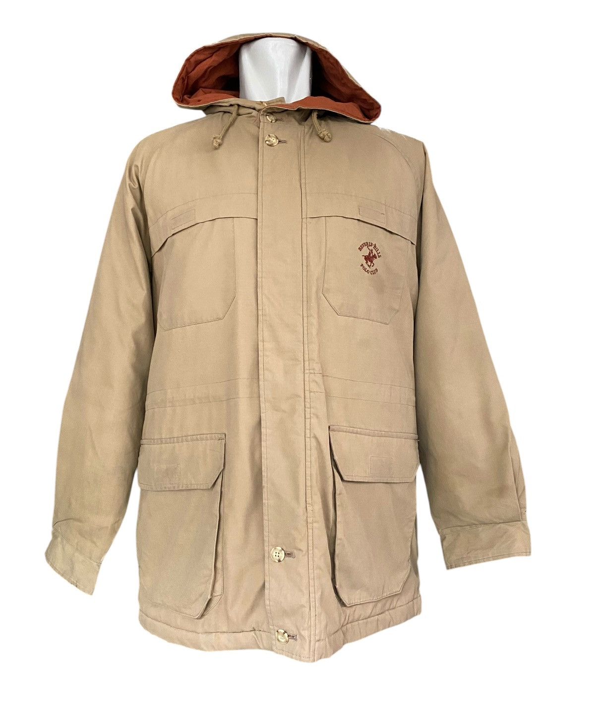 Beverly Hills Polo Club × Vintage Vintage 90s BEVERLY HILLS POLO CLUB Zipper Jacket Hoodie Size US L / EU 52-54 / 3 - 1 Thumbnail